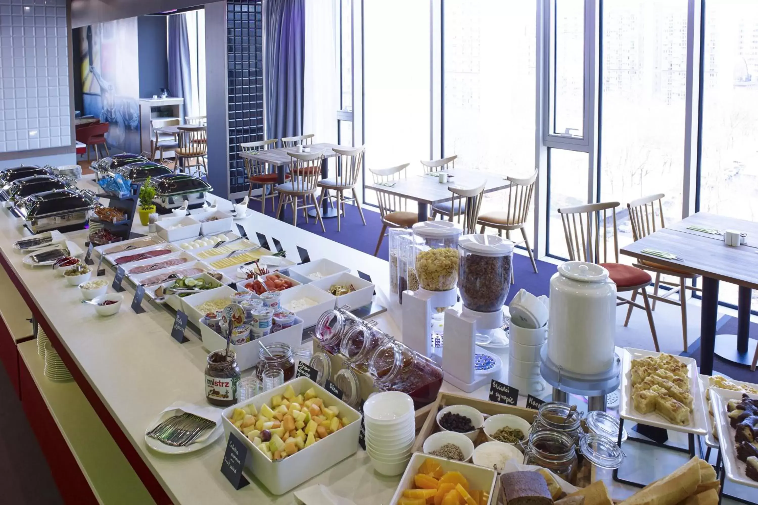 Buffet breakfast in ibis Styles Warszawa City