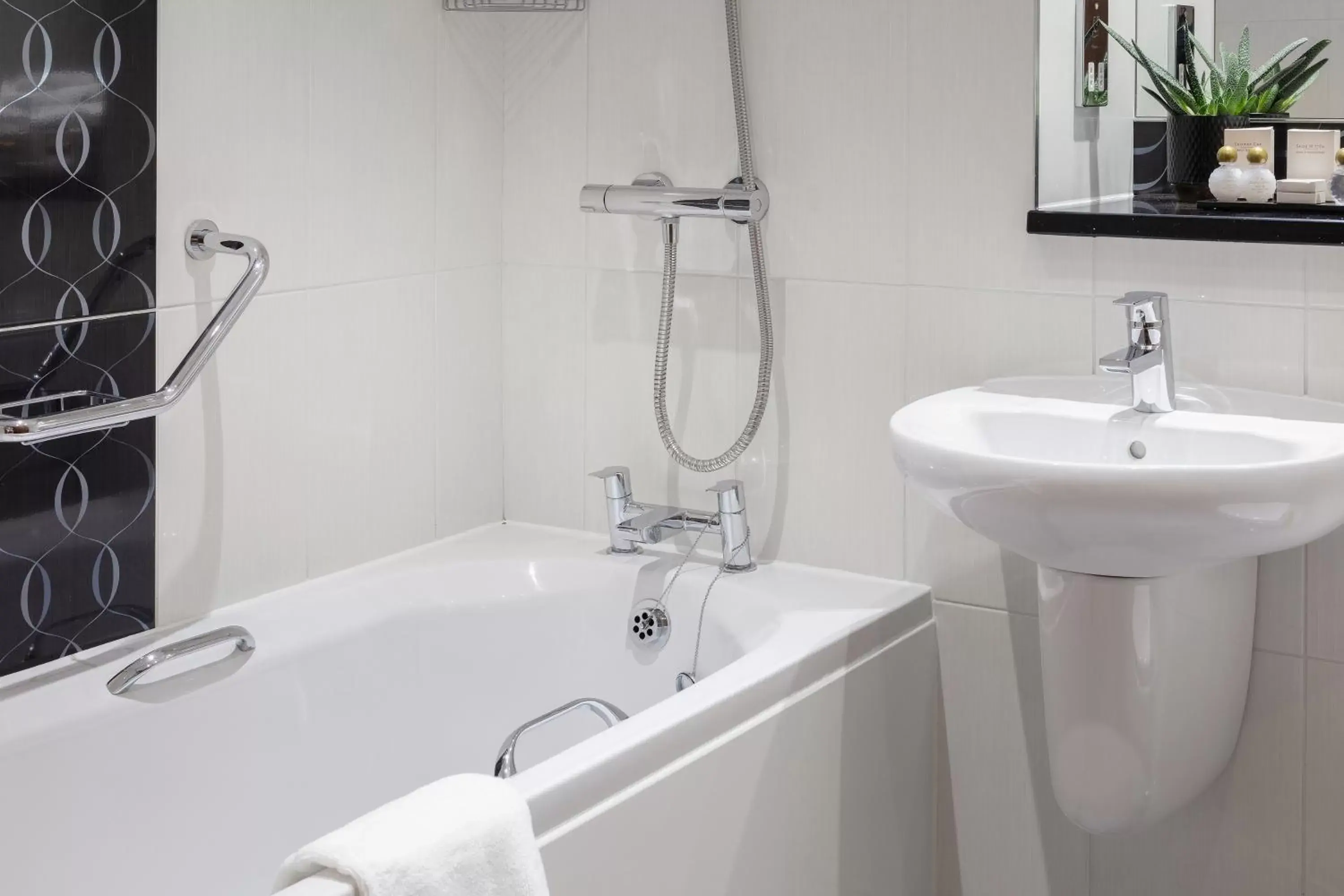 Bathroom in Mytton Fold Hotel, Ribble Valley