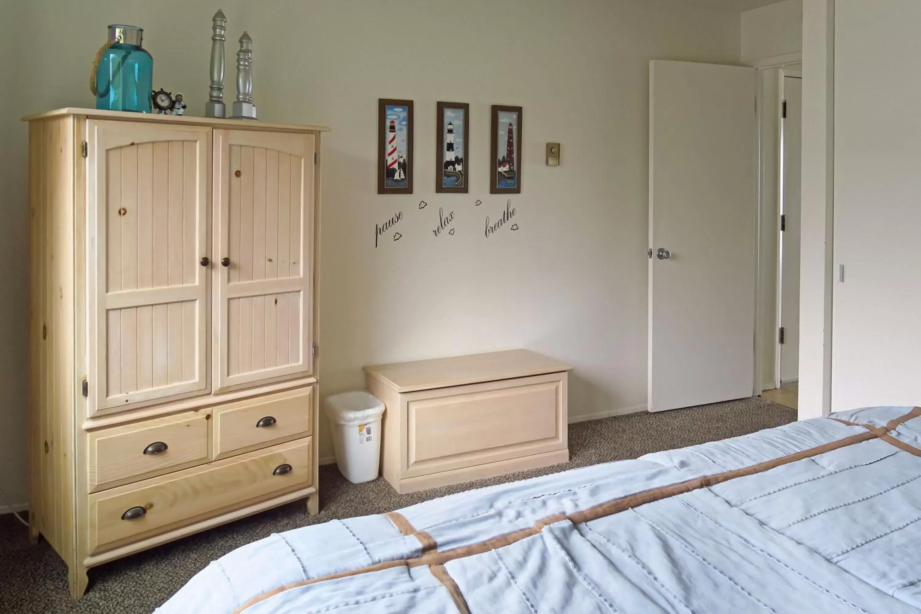 Bedroom in Ocean Terrace Condominiums