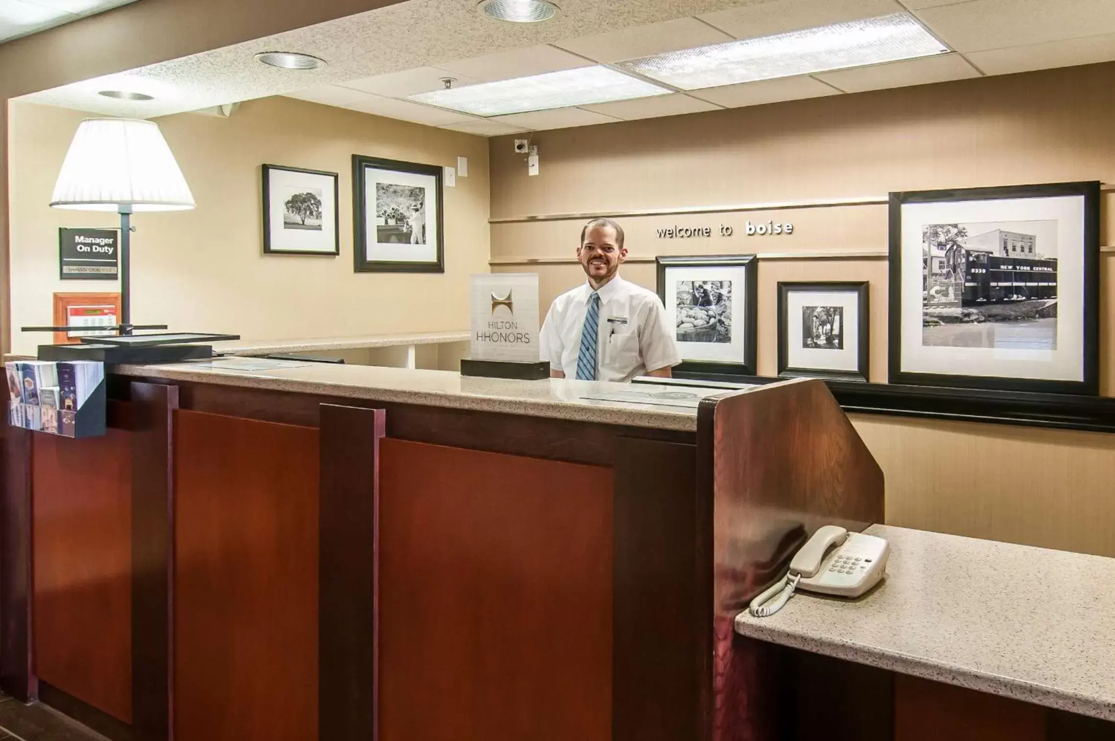 Lobby or reception in Hampton Inn Boise - Airport