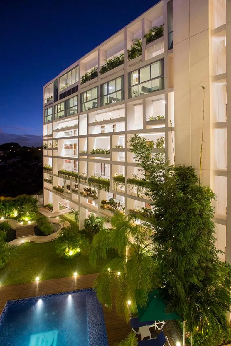 Property building in Mesón de la Luna Hotel & Spa