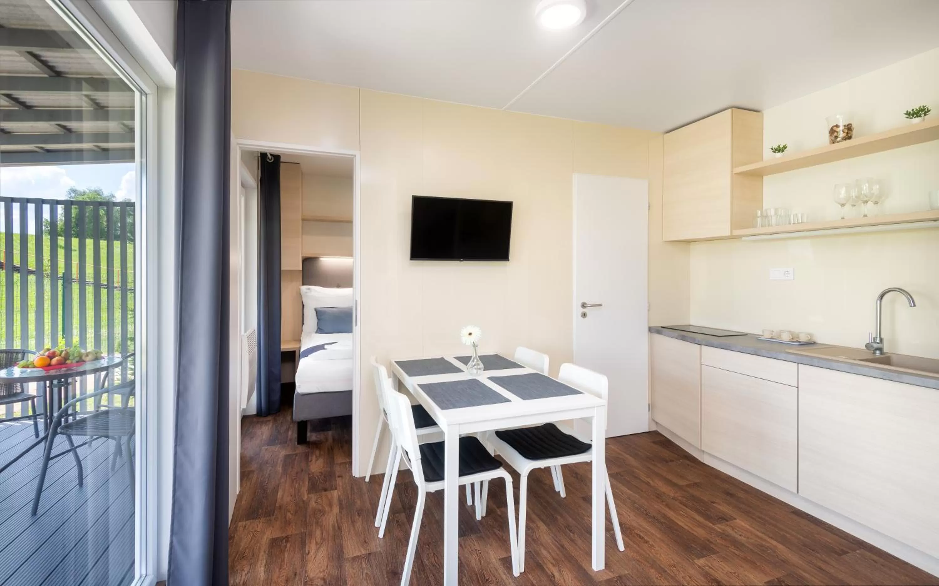 Bed in Tisza-tó Apartmanpark