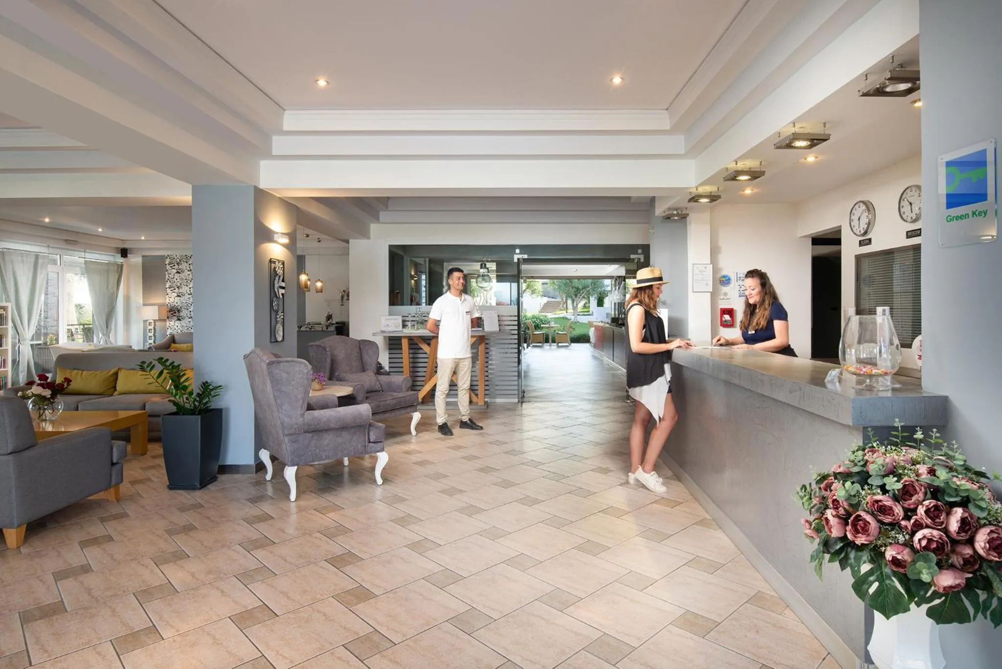 Lobby or reception in Flegra Palace