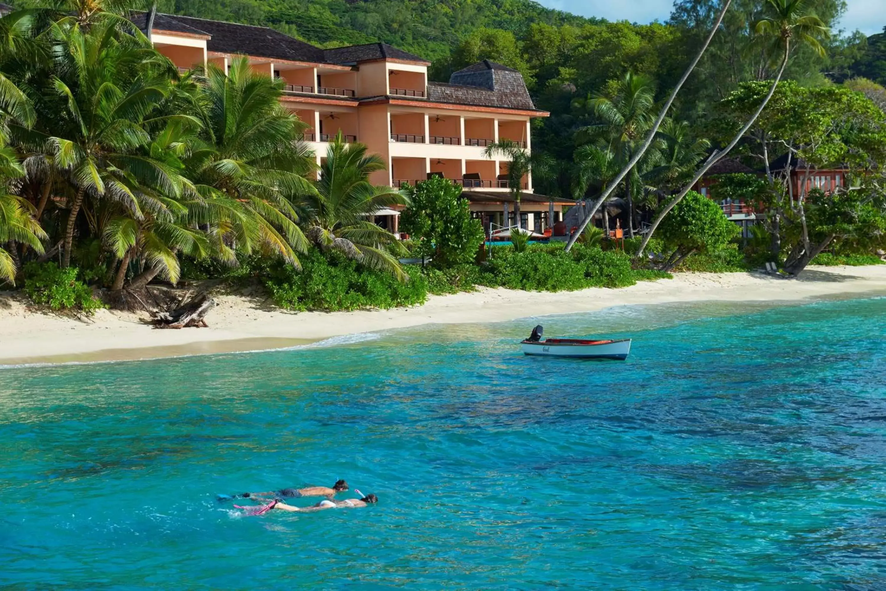 Property building, Beach in DoubleTree by Hilton Seychelles Allamanda Resort & Spa