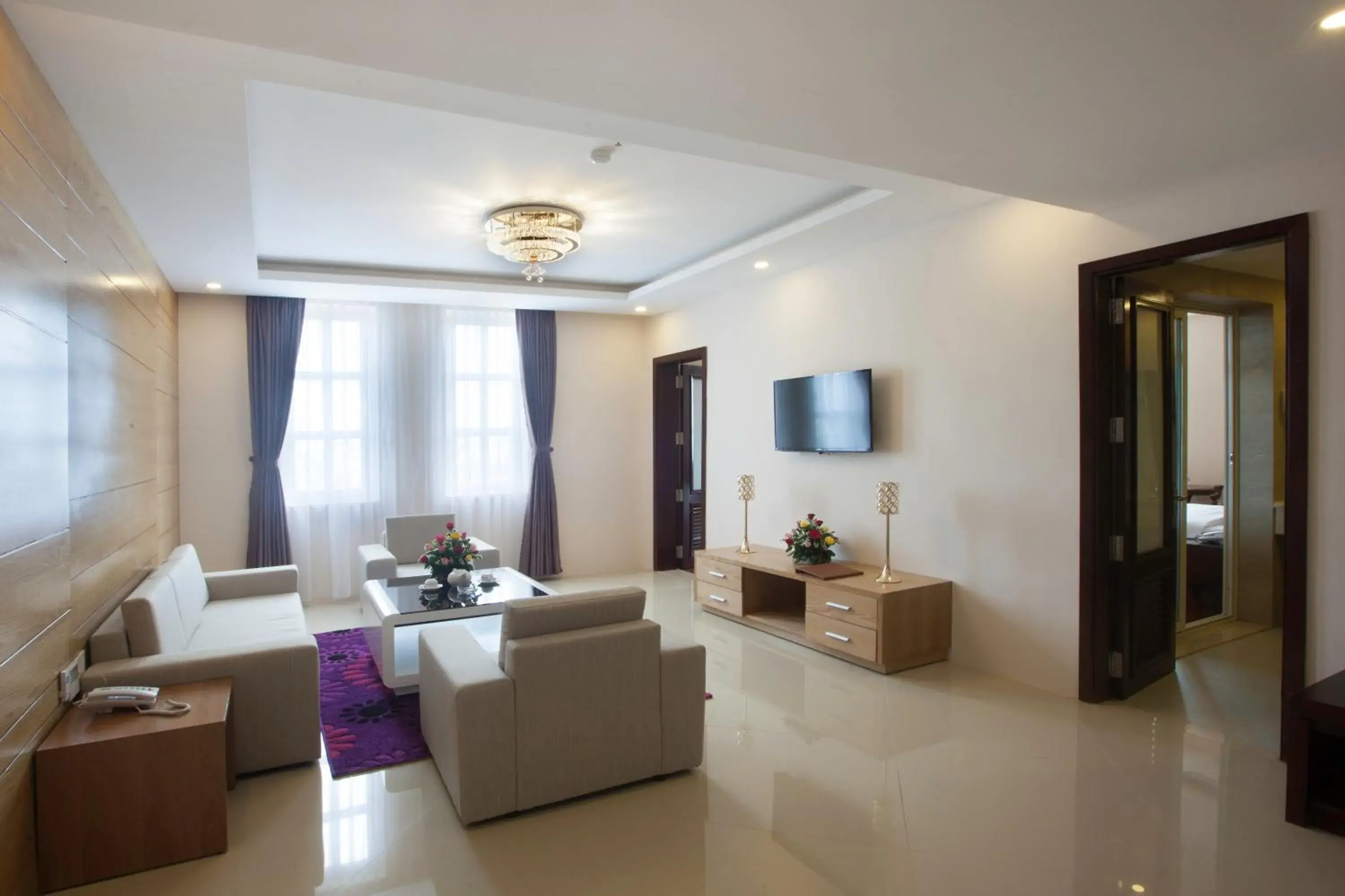 Living room, Seating Area in Khanh Linh Hotel