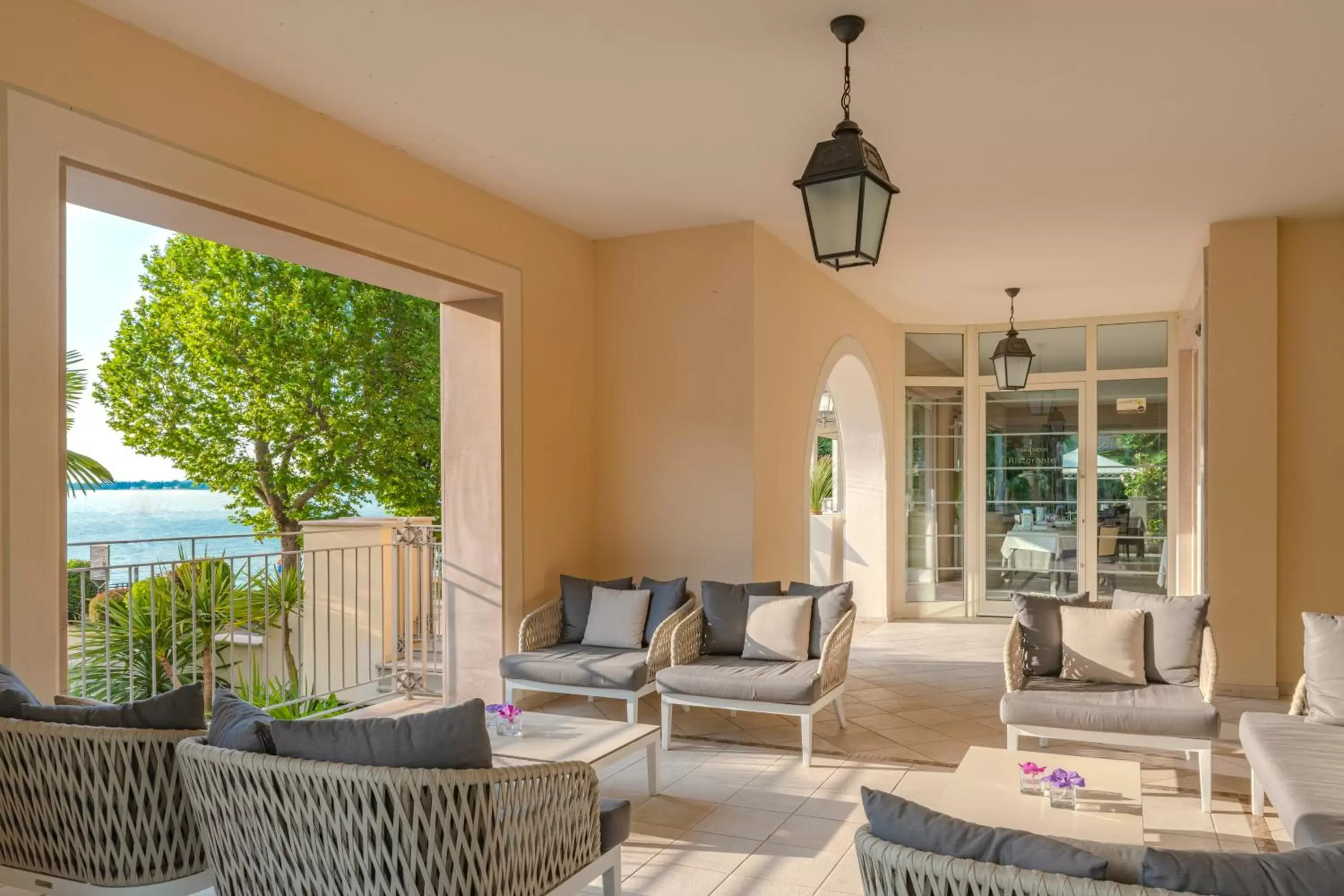 Balcony/Terrace, Seating Area in Villa Rosa Hotel Desenzano