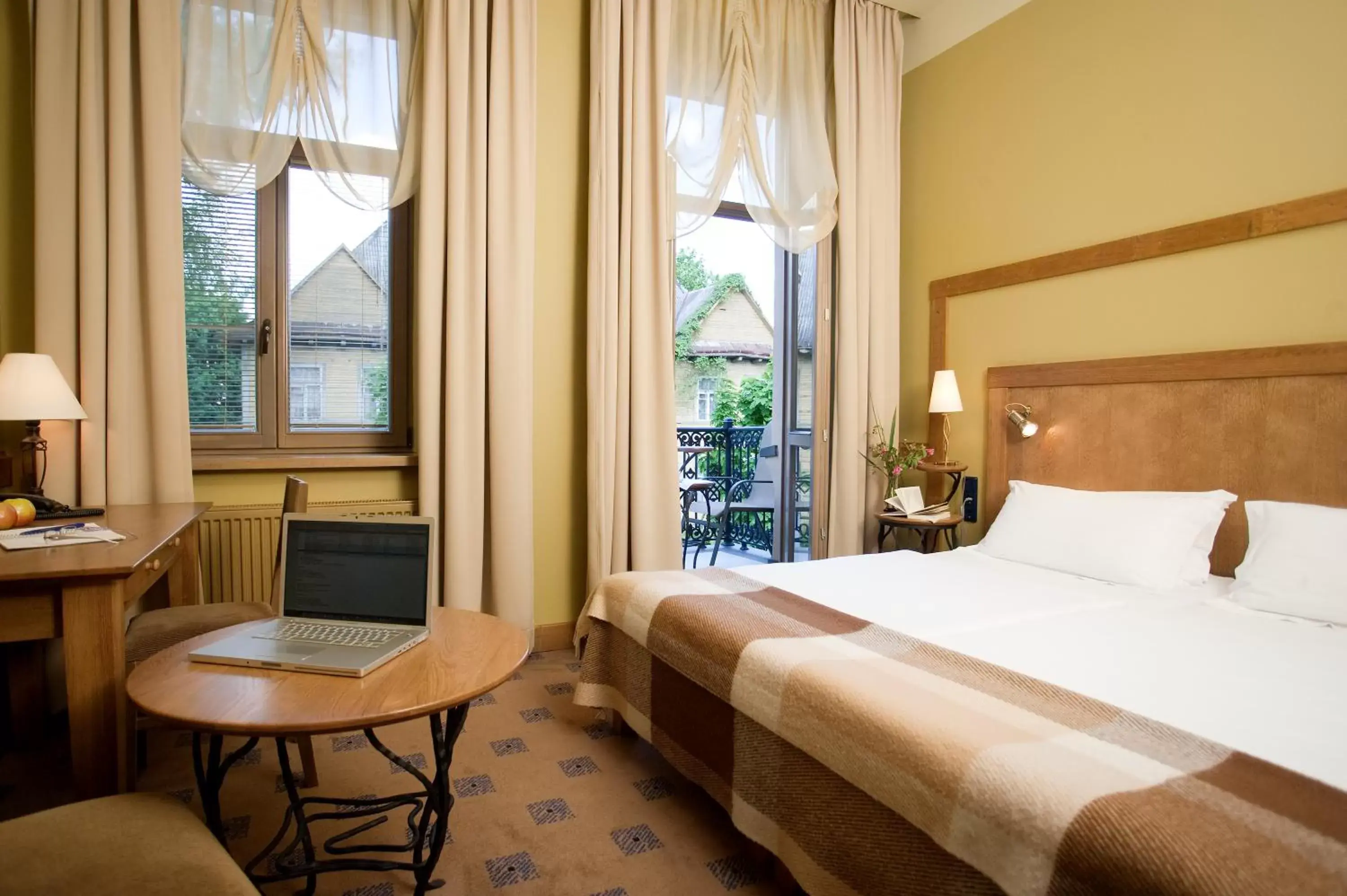 Bed in BEST BALTIC Hotel Druskininkai Central Bed in BEST BALTIC Hotel Druskininkai Central