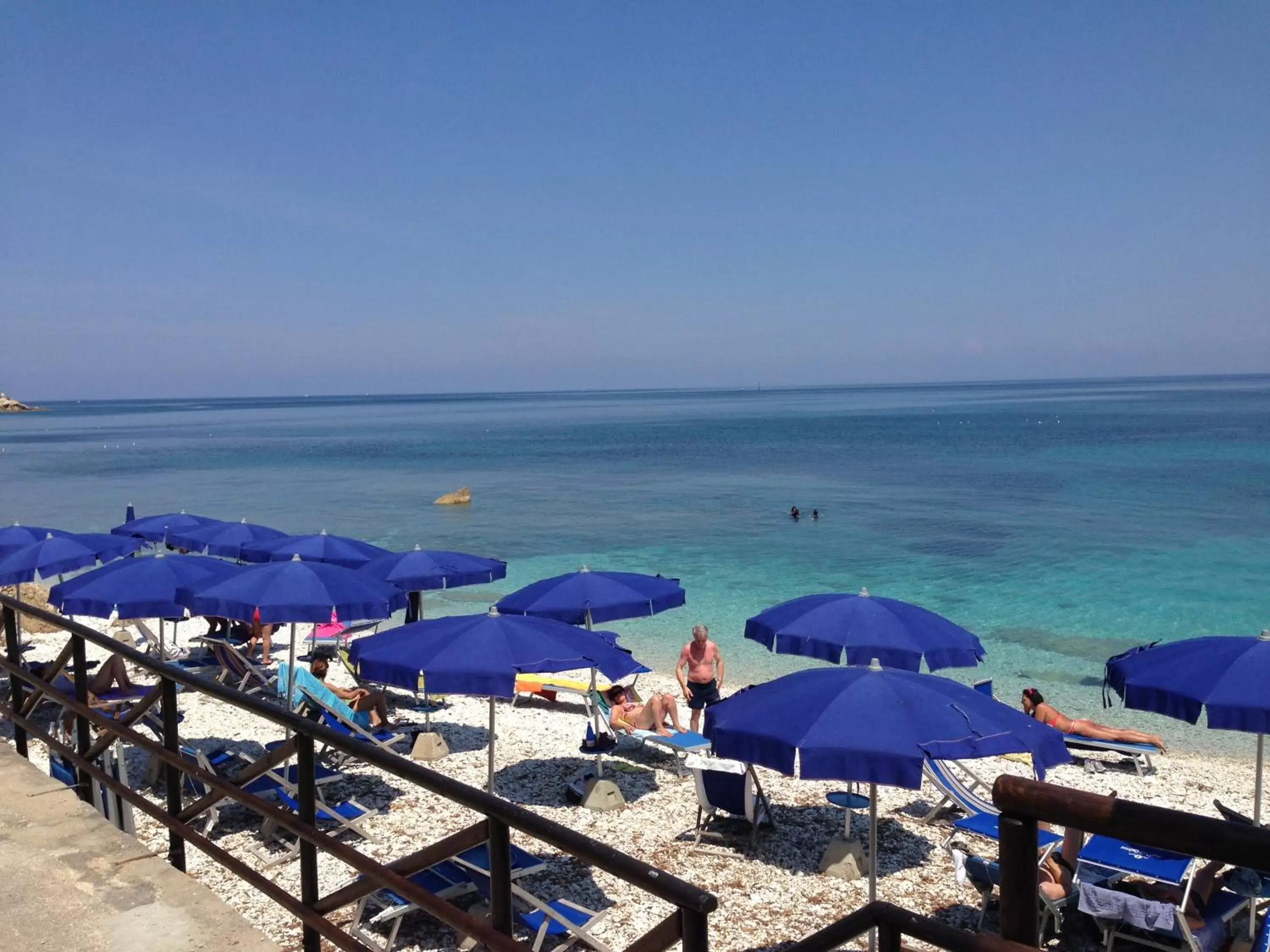 Sea view, Beach in Hotel Villa Ombrosa