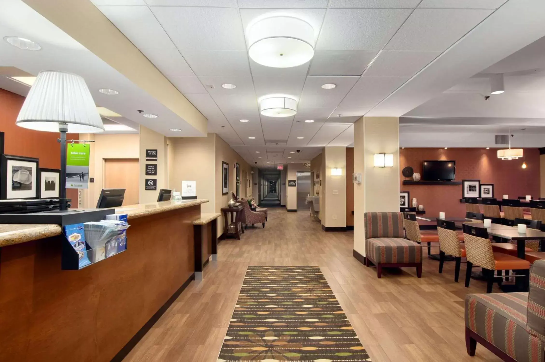 Lobby or reception, Restaurant/Places to Eat in Hampton Inn - Houston/Brookhollow