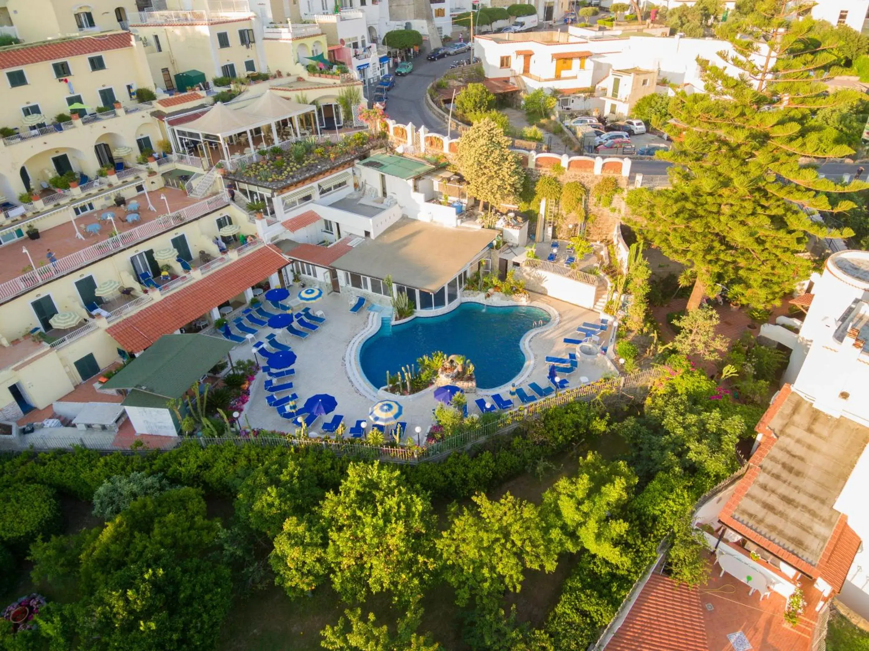 Bird's eye view, Bird's-eye View in Hotel Terme Saint Raphael