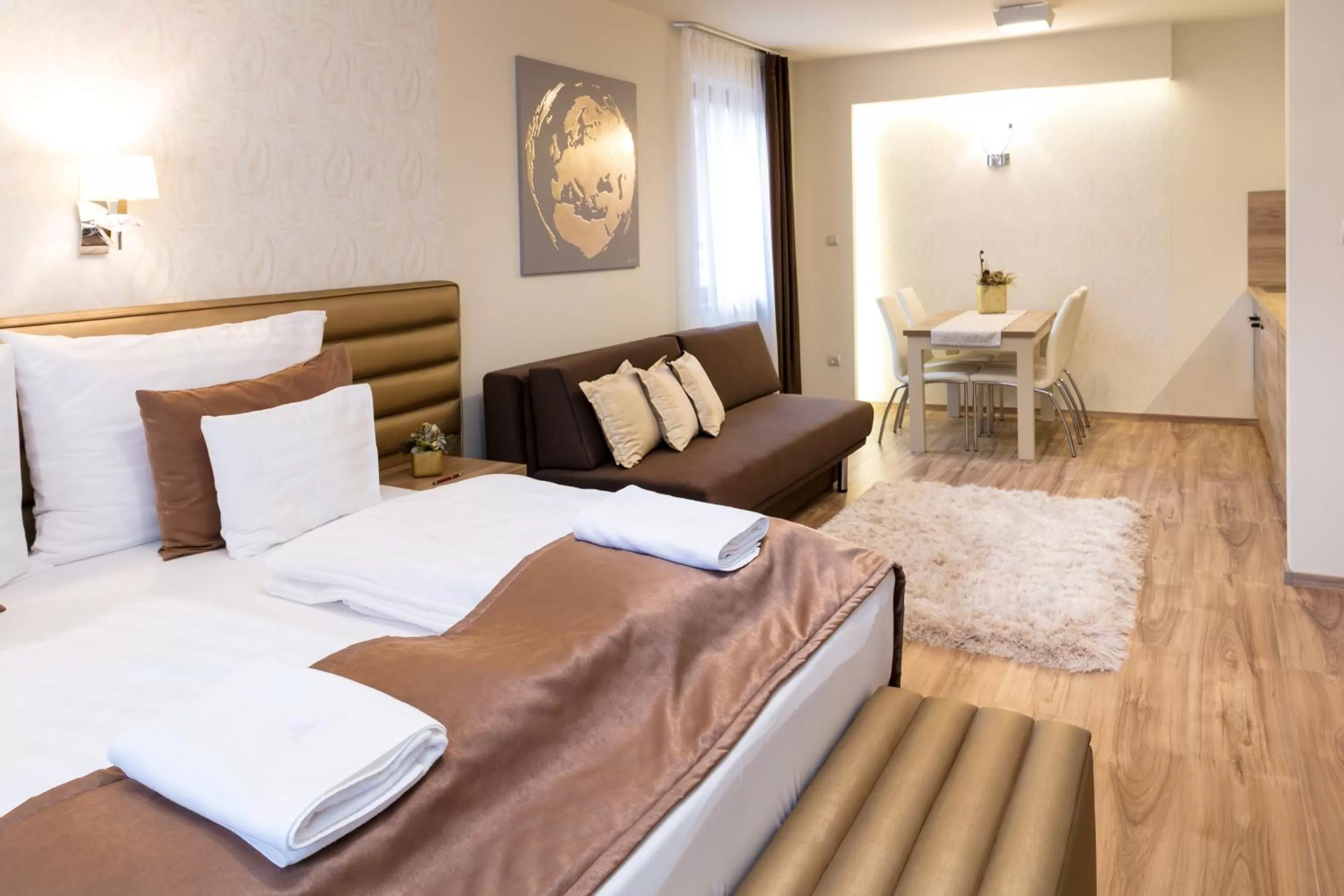 Bed in Főtér Rezidencia 2