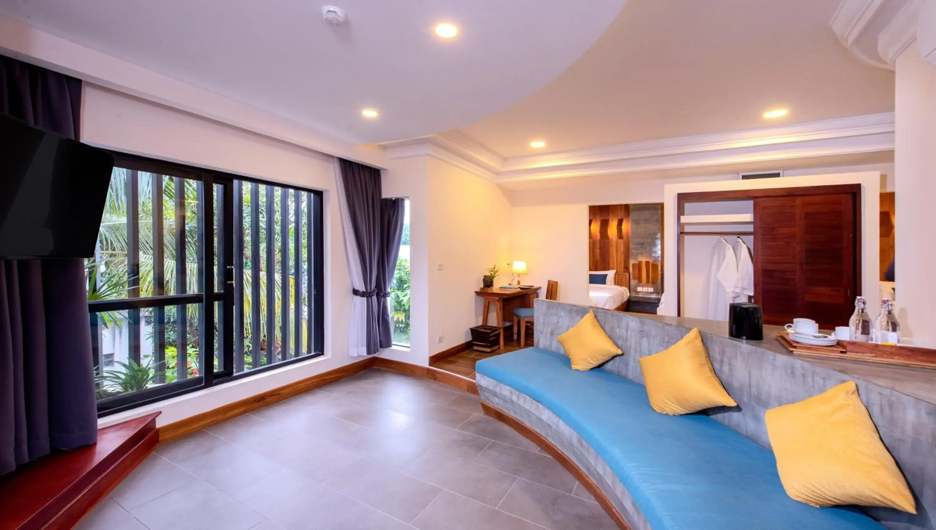 Living room in Araya Angkor Residence