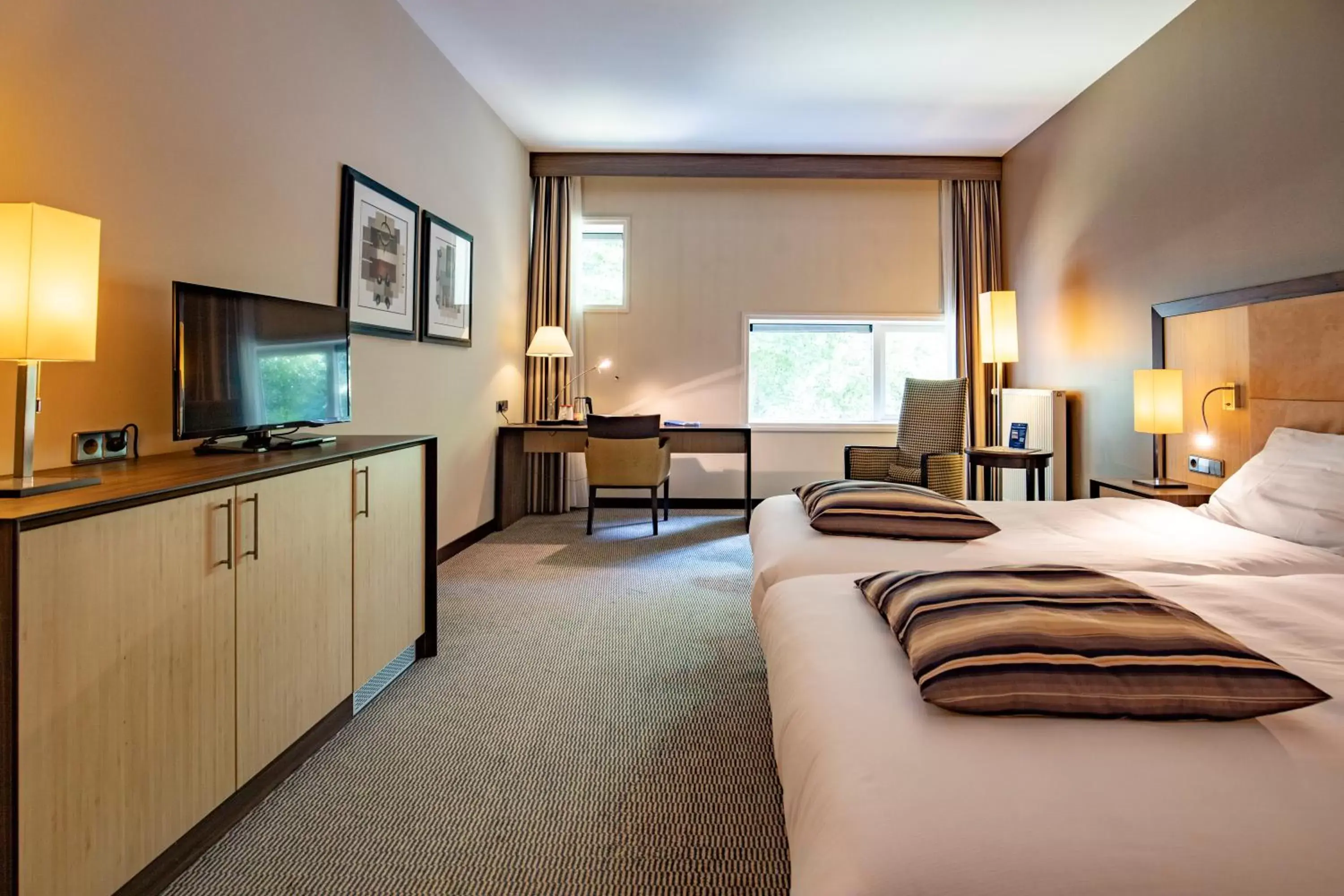 Bedroom, Bed in Fletcher Hotel Restaurant Amersfoort Bedroom, Bed in Fletcher Hotel Restaurant Amersfoort