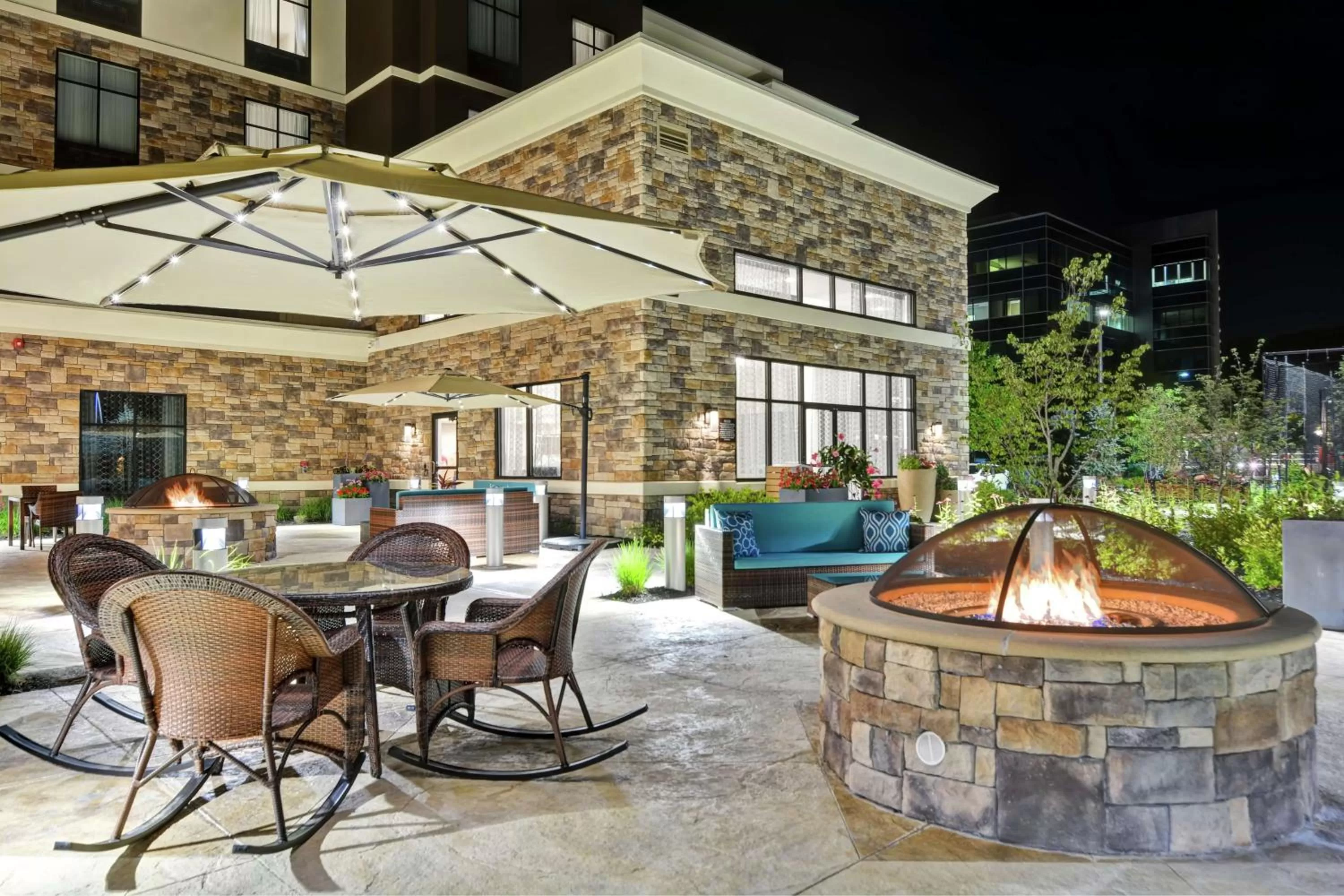 Patio in Homewood Suites By Hilton Poughkeepsie