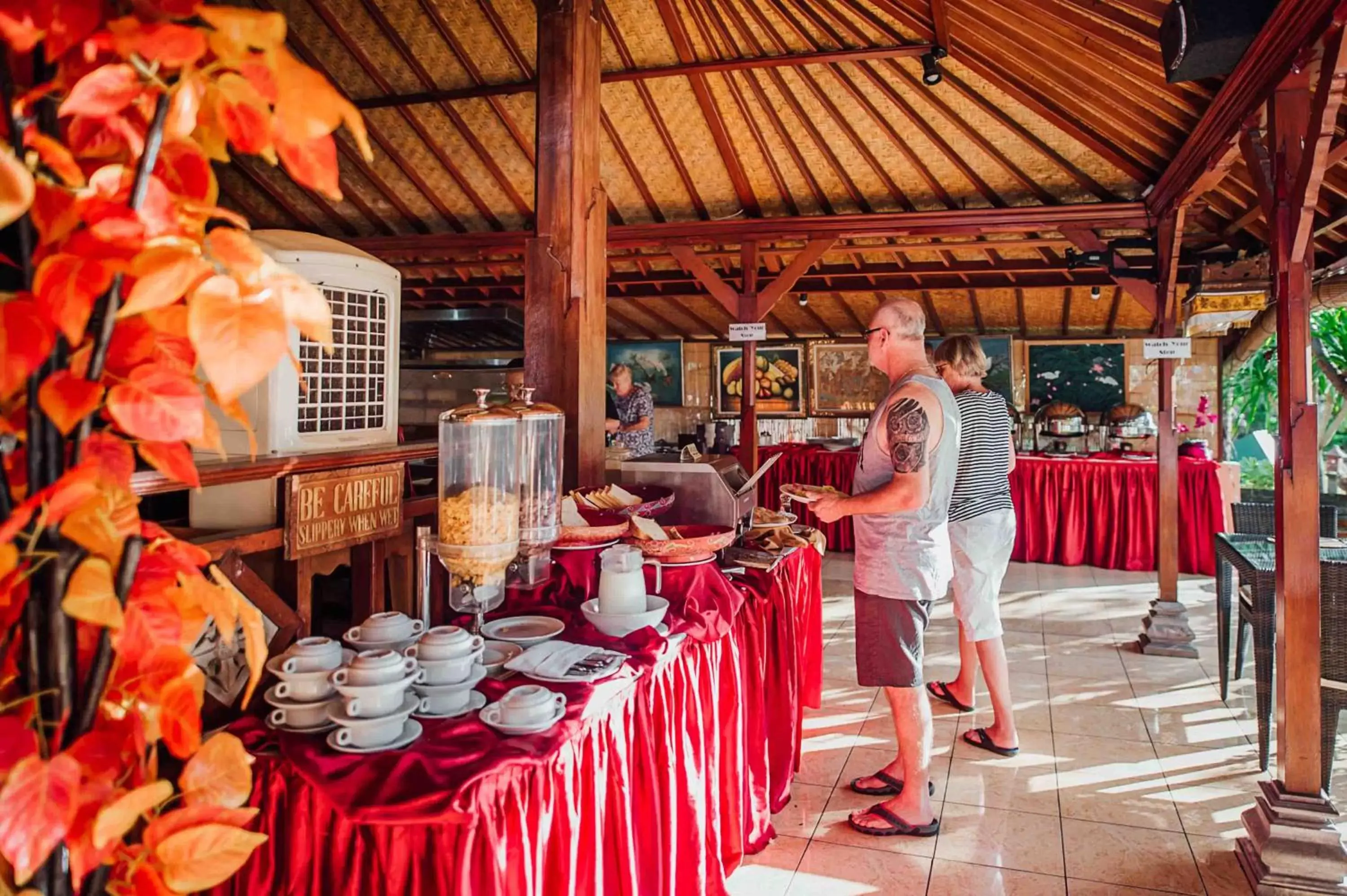 Breakfast in Kuta Puri Bungalows, Villas and Resort