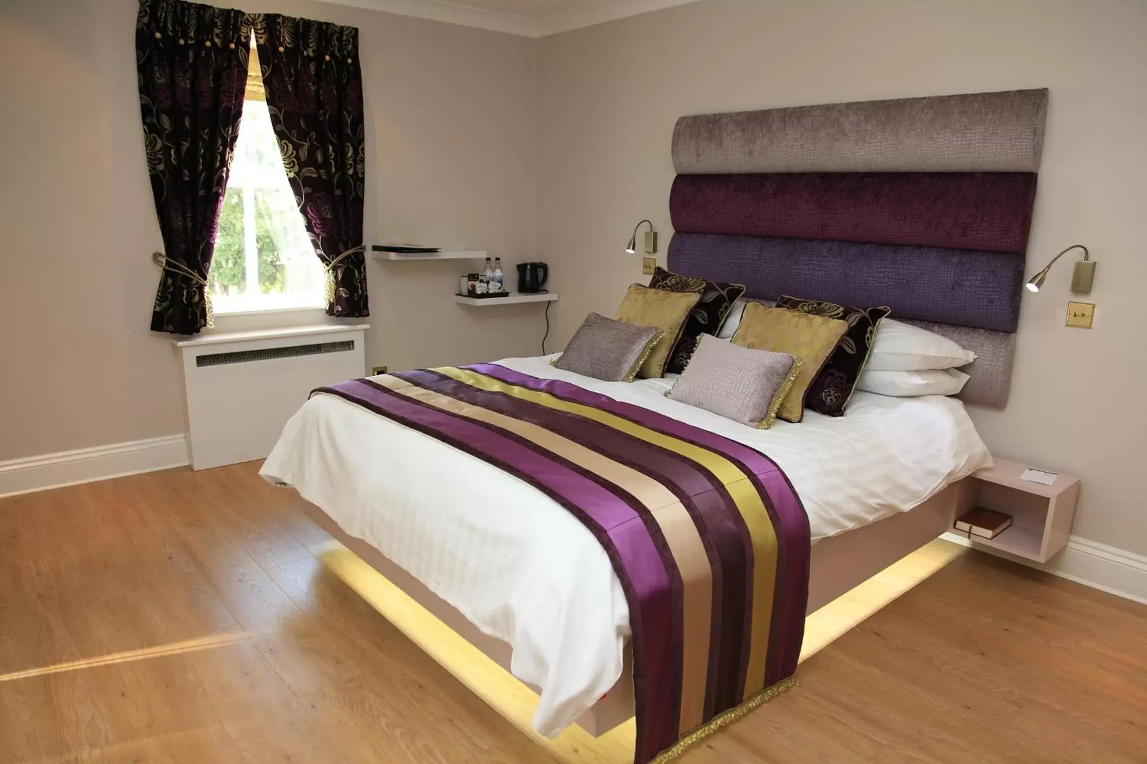Bed in The Vine Hotel, Skegness