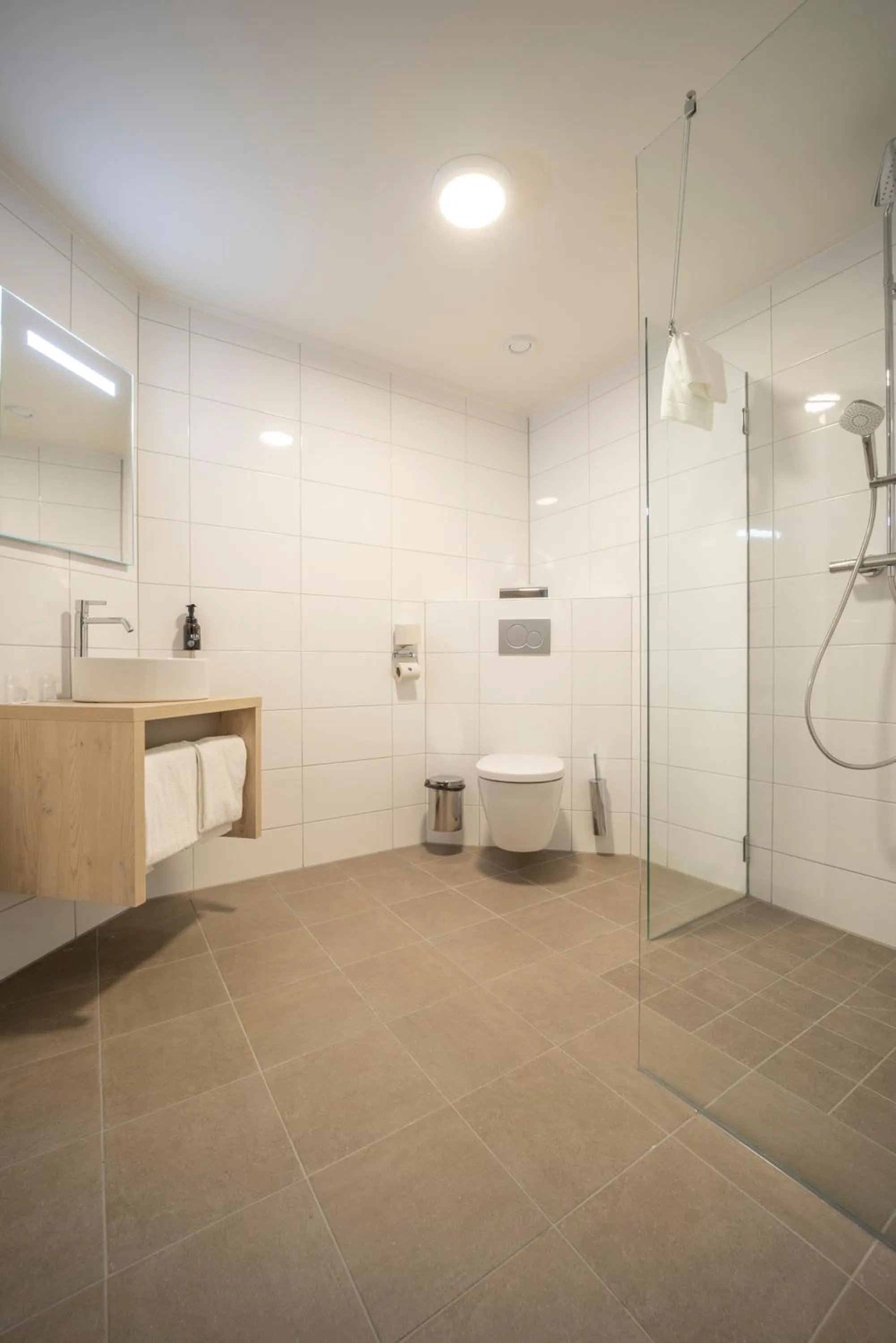 Shower in Fletcher Hotel-Restaurant De Scheperskamp