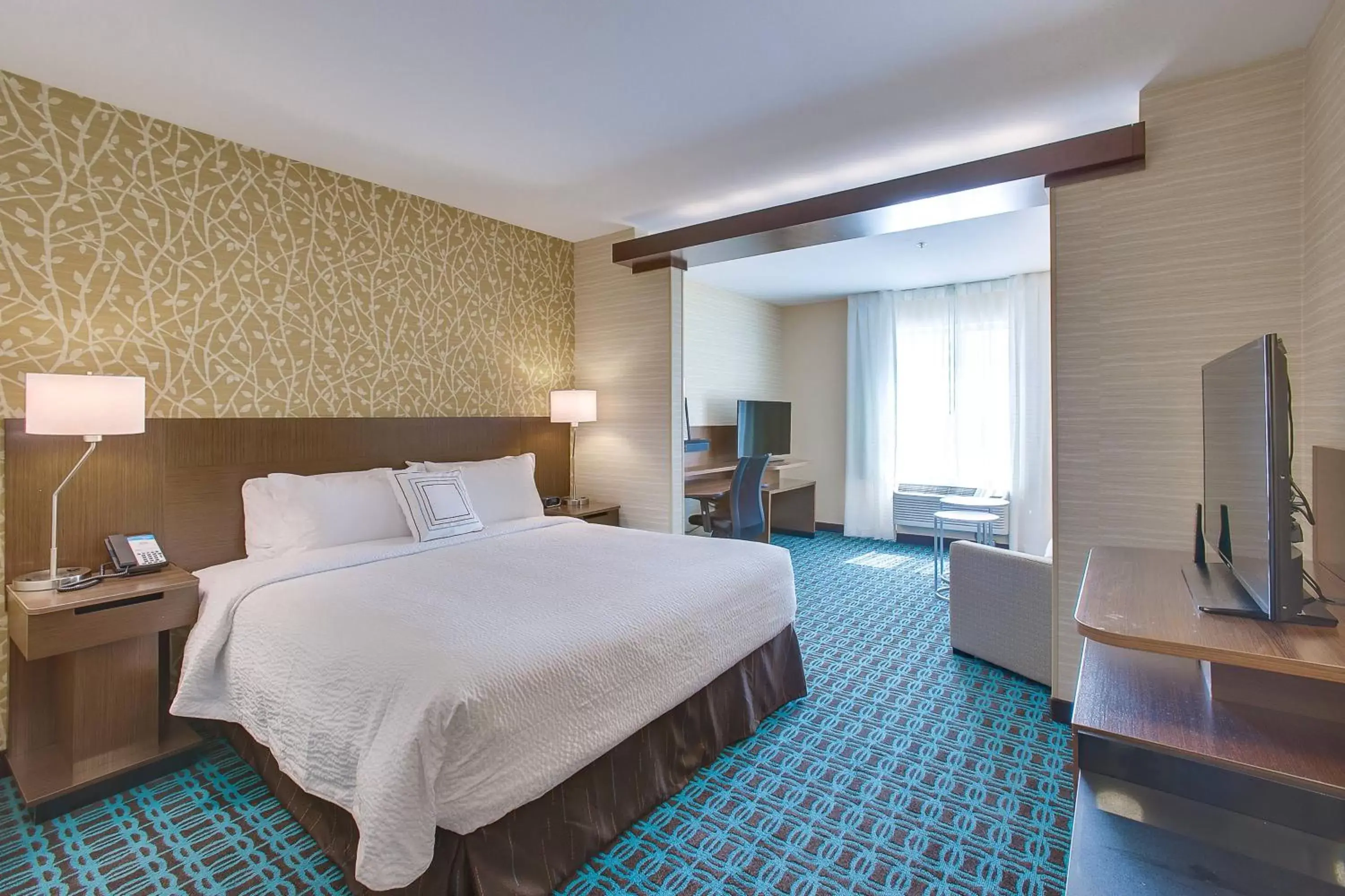 Bedroom, Bed in Fairfield Inn & Suites By Marriott Wichita East
