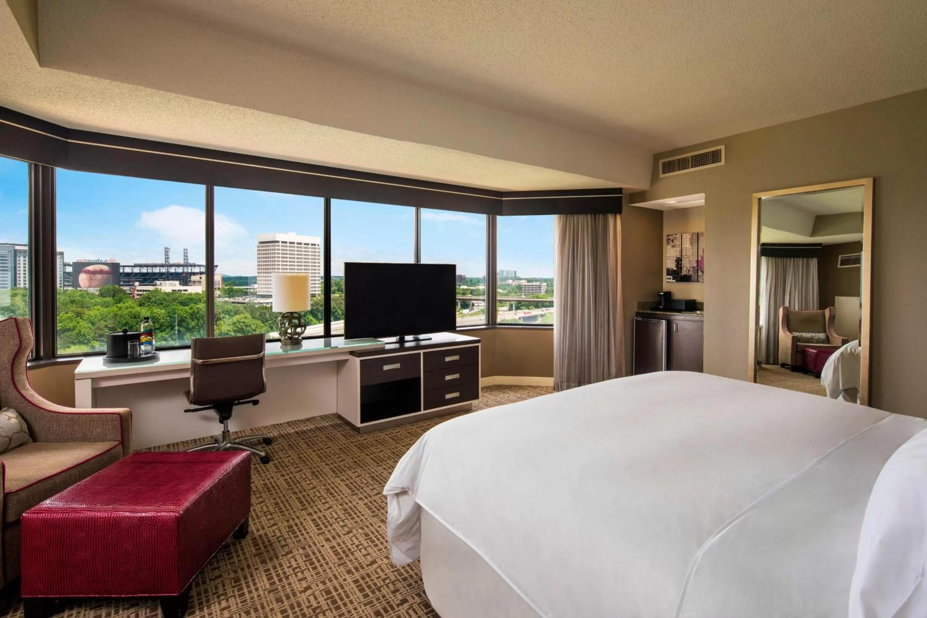 Executive King Club Level  in Renaissance Atlanta Waverly Hotel & Convention Center