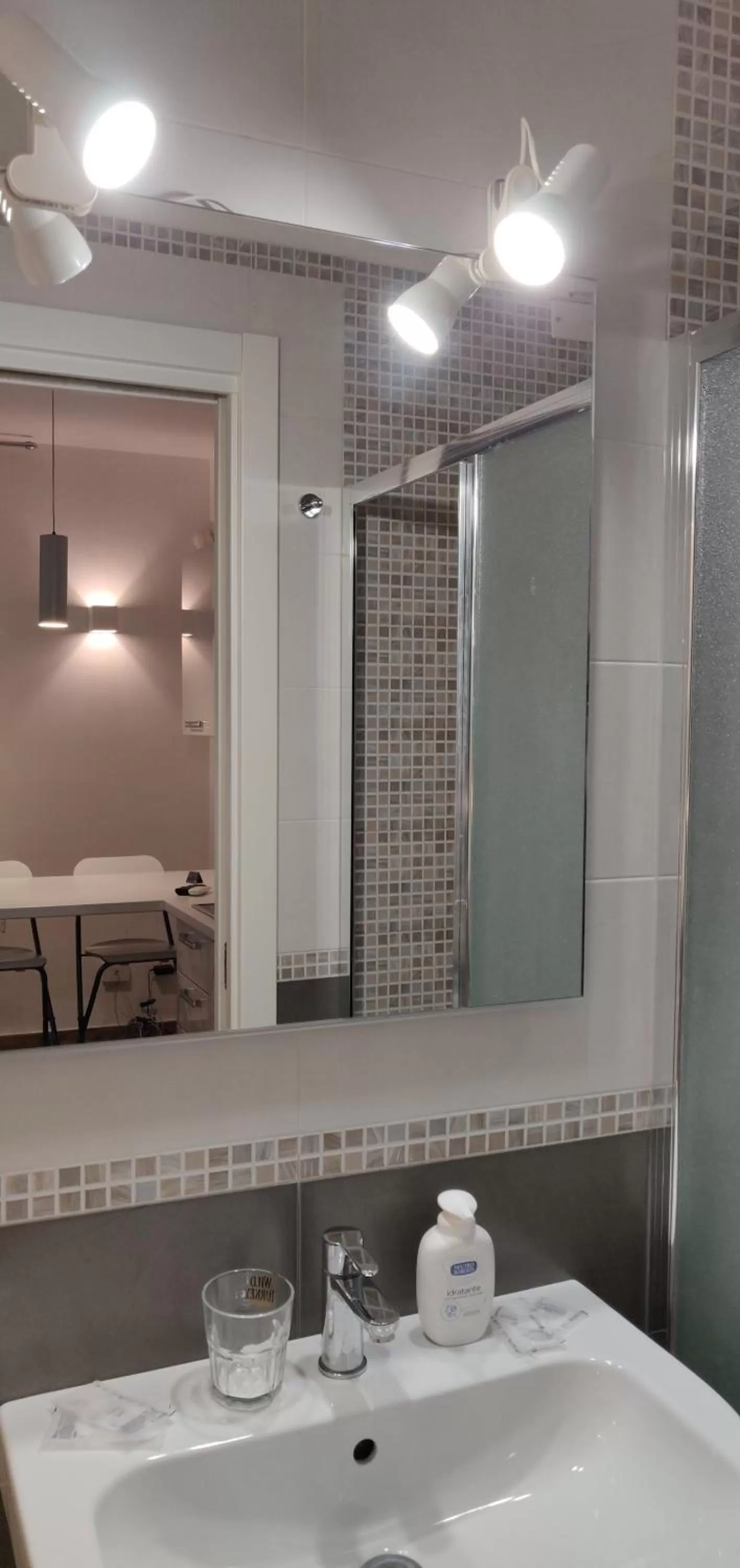 Bathroom, Bed in Domatia