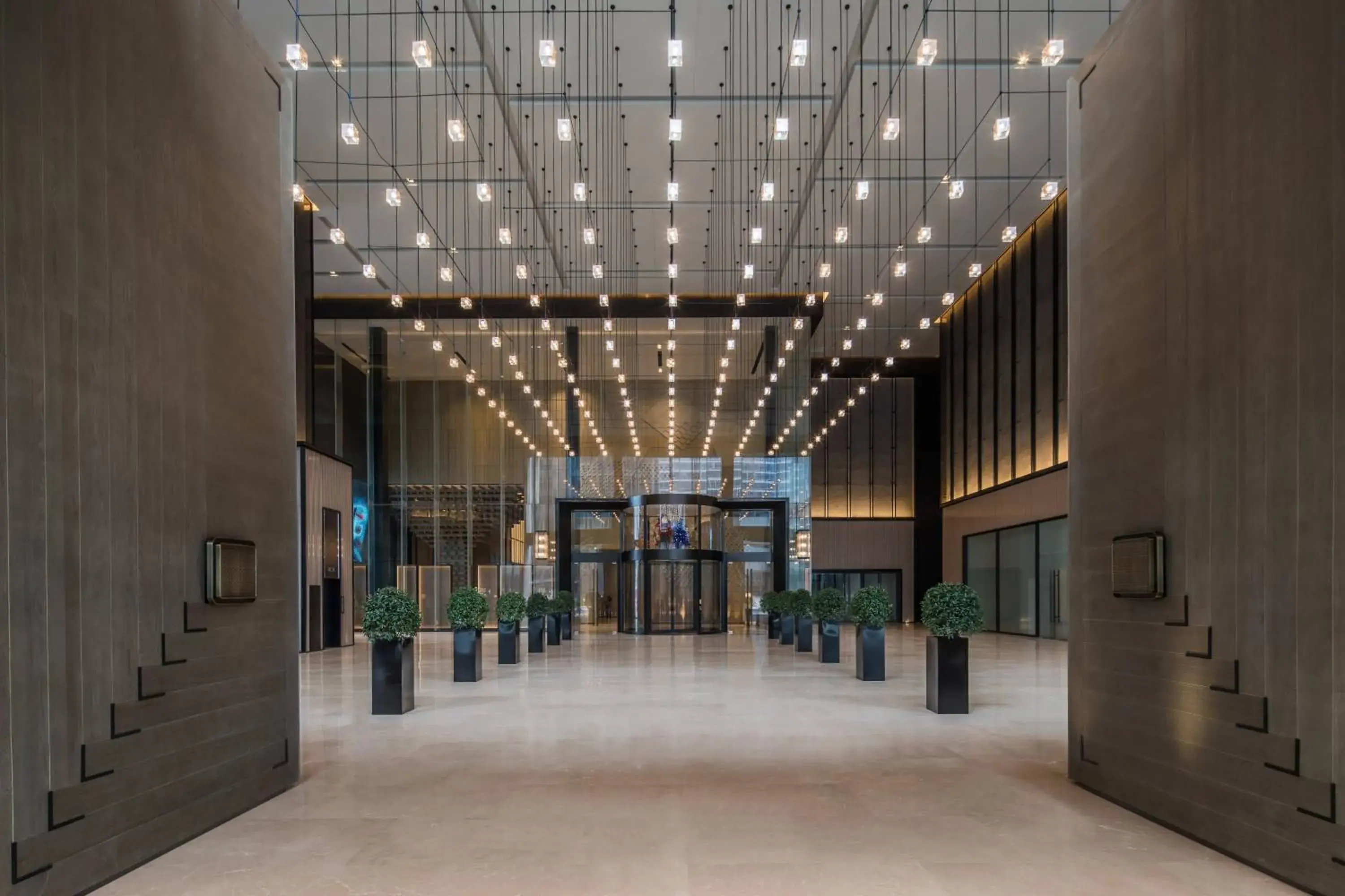 Lobby or reception in Chengdu Marriott Hotel Financial Centre