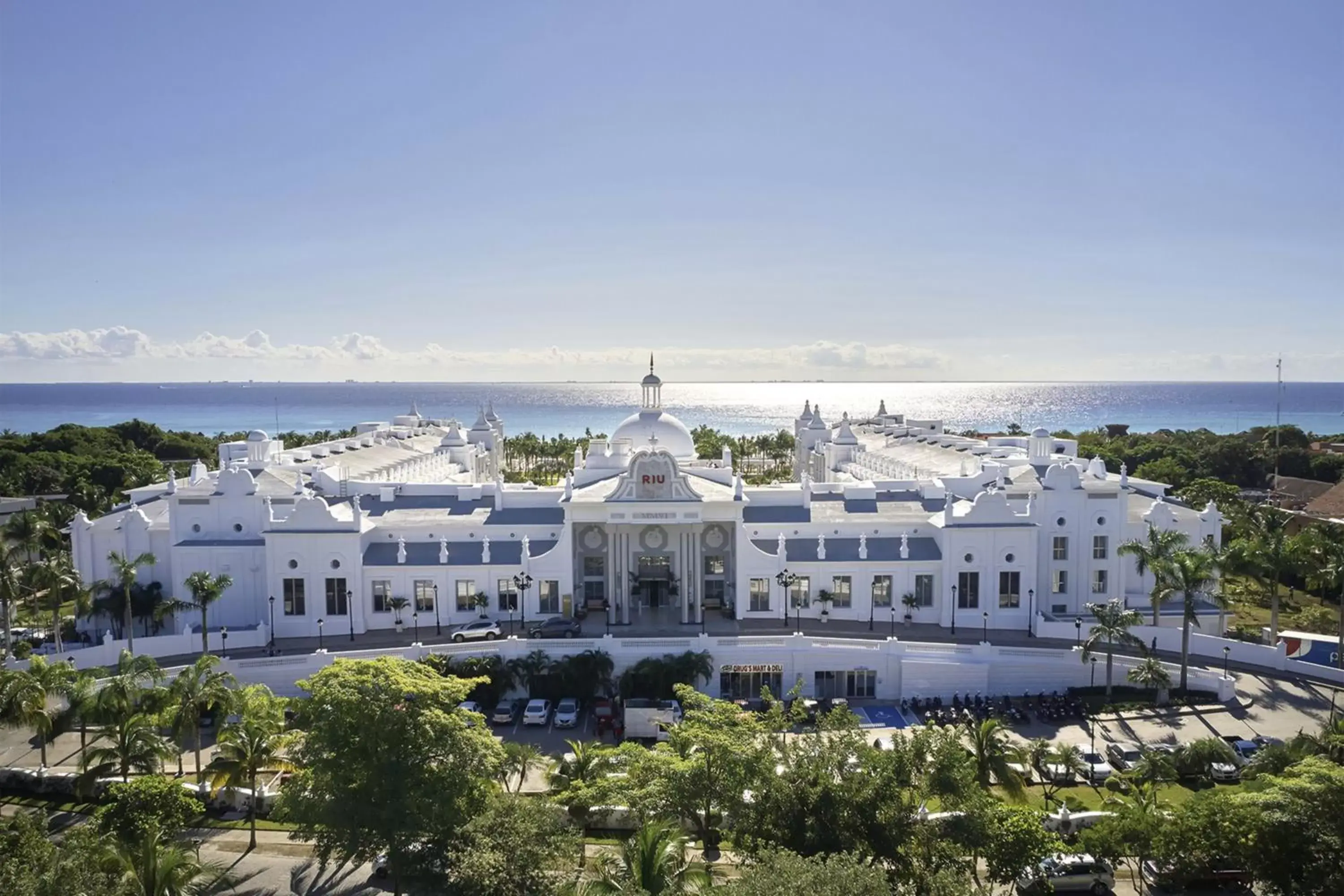 Bird's eye view, Bird's-eye View in Riu Palace Riviera Maya - All Inclusive