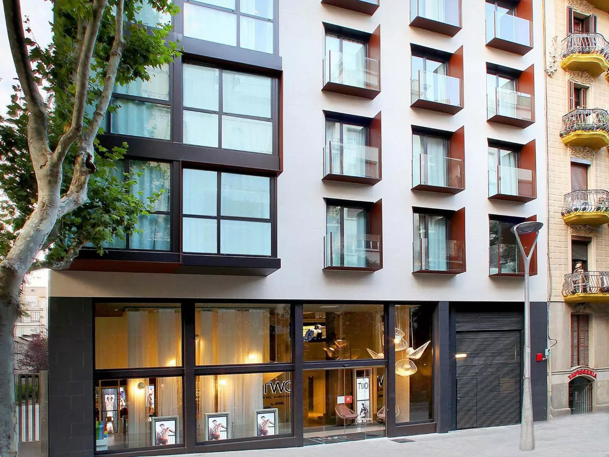 Facade/entrance, Property Building in TWO Hotel Barcelona by Axel 4* Sup- Adults Only