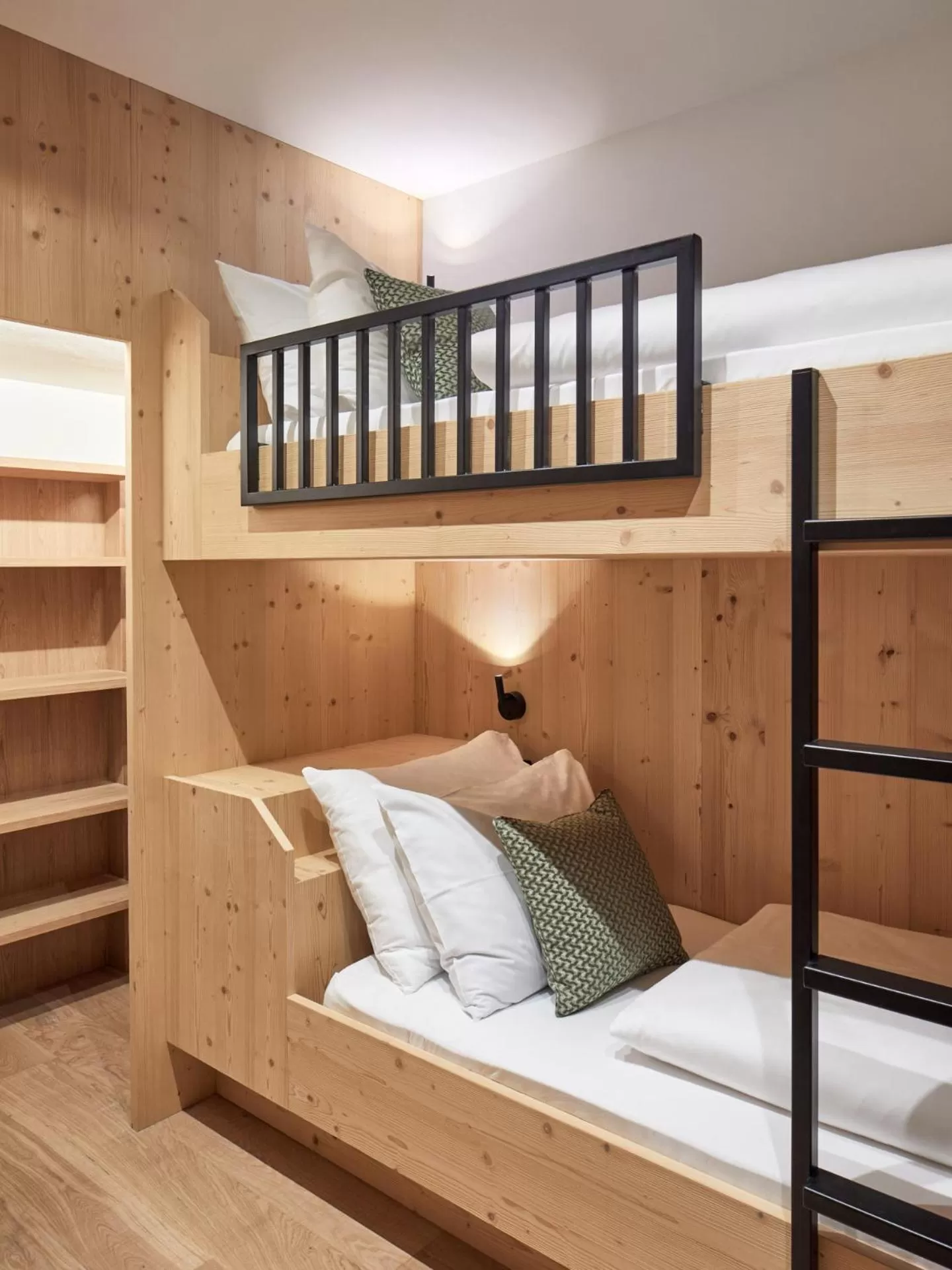 Bed in Hotel Marmolada