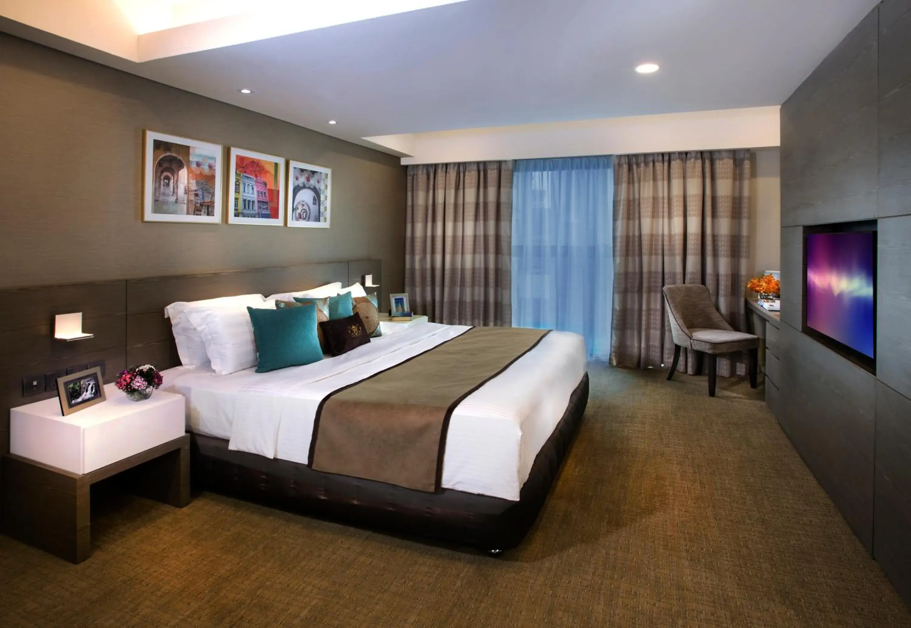 Bedroom, Bed in Ascott Sentral Kuala Lumpur