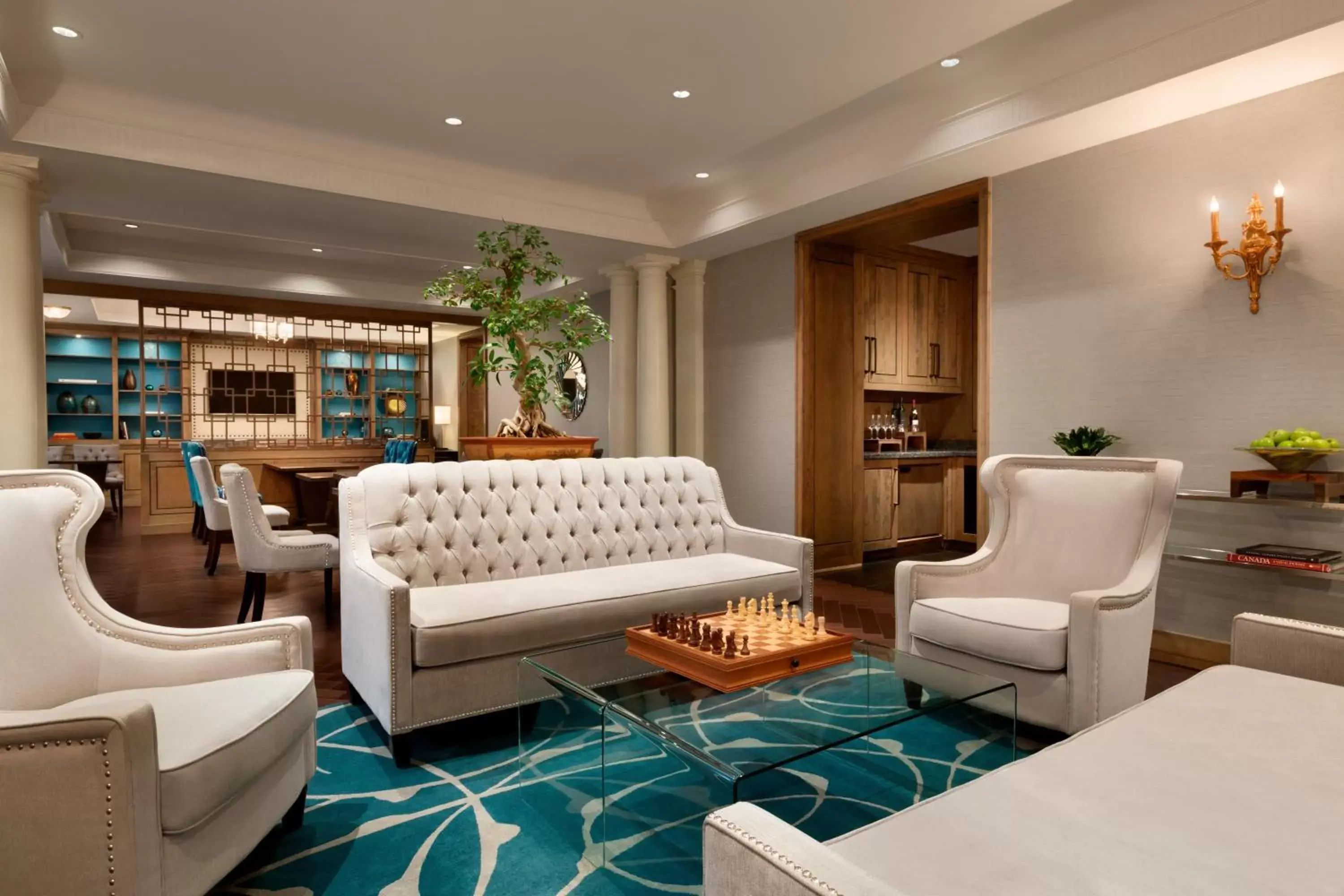 Seating Area in Fairmont Chateau Laurier