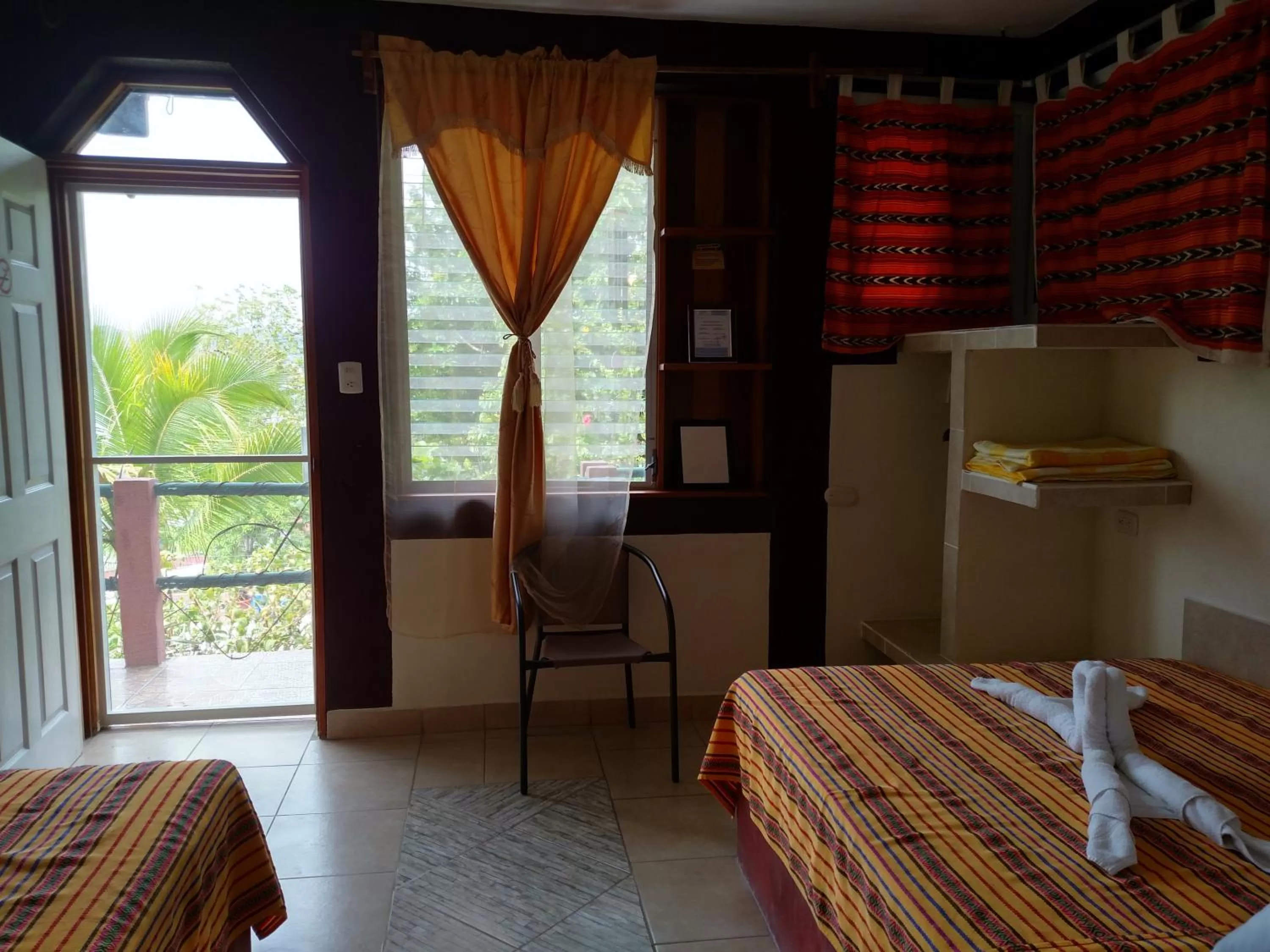 Bed in Zapote Tree Inn