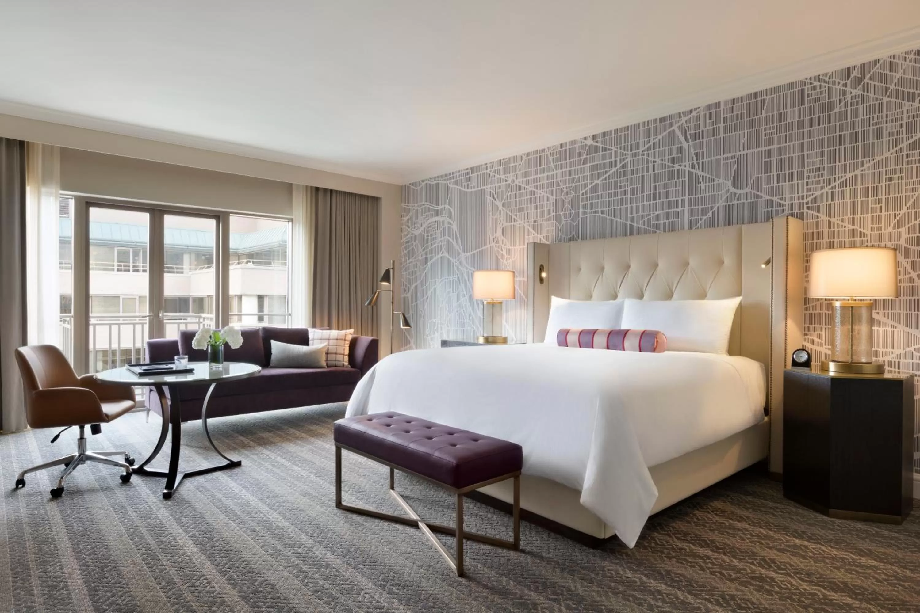 Bed in The Fairmont Washington DC