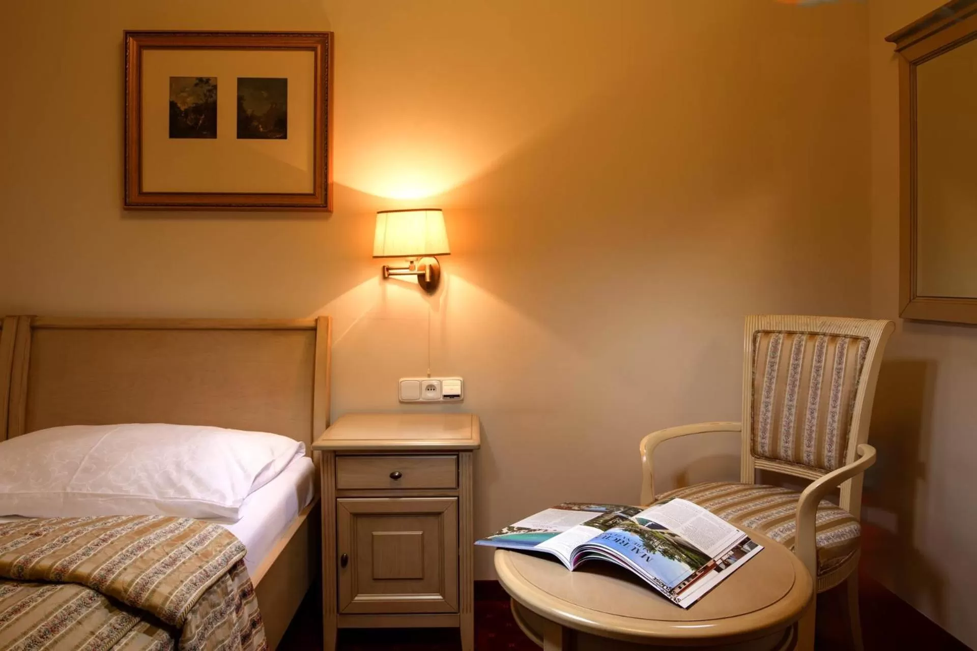 Bedroom, Bed in Spa Hotel Schlosspark