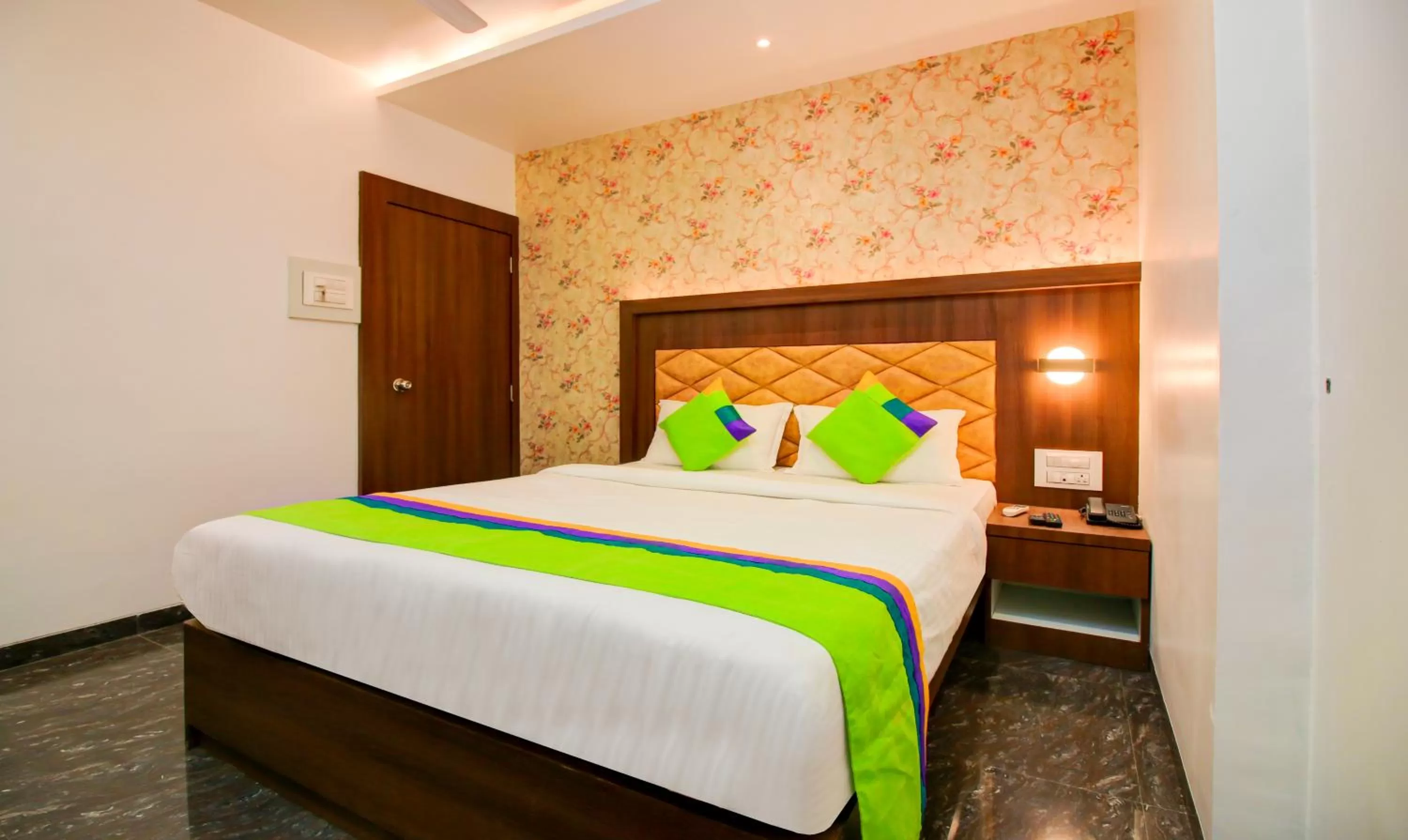 Bedroom, Bed in Treebo Arvind Residency