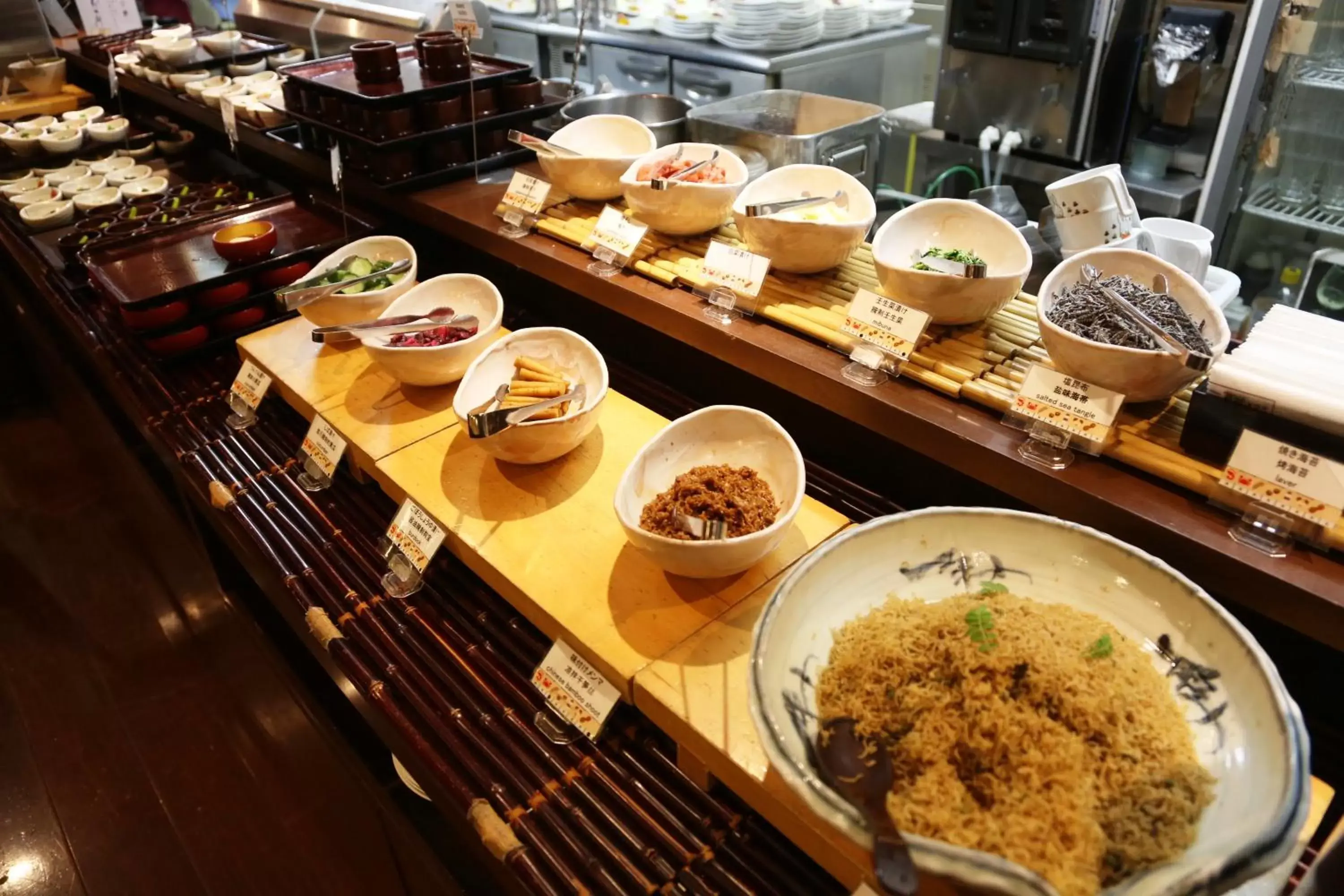 Breakfast, Food in Kadensho, Arashiyama Onsen, Kyoto - Kyoritsu Resort