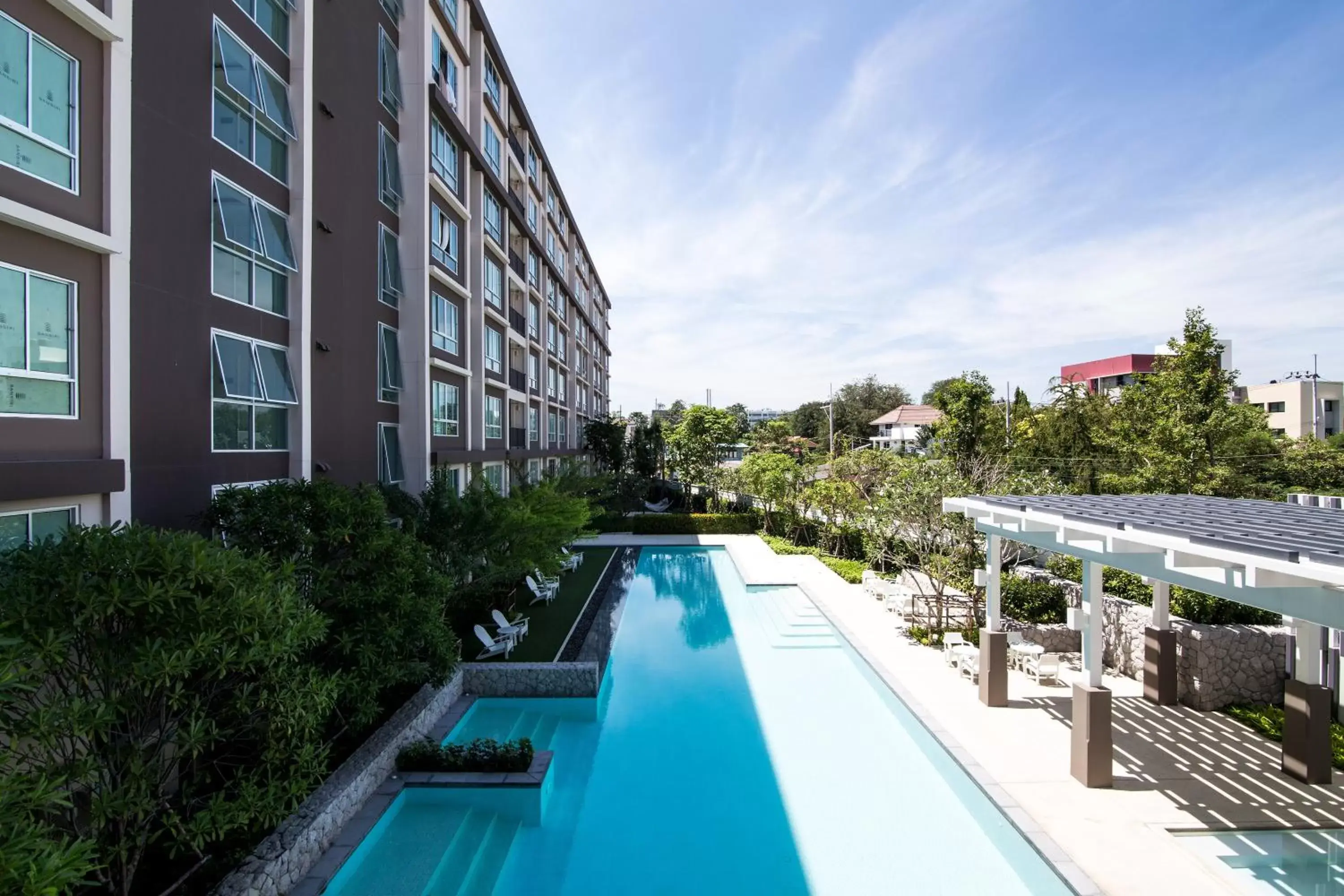 Facade/entrance, Swimming Pool in First Choice Suites by the Sea SHA Plus Extra