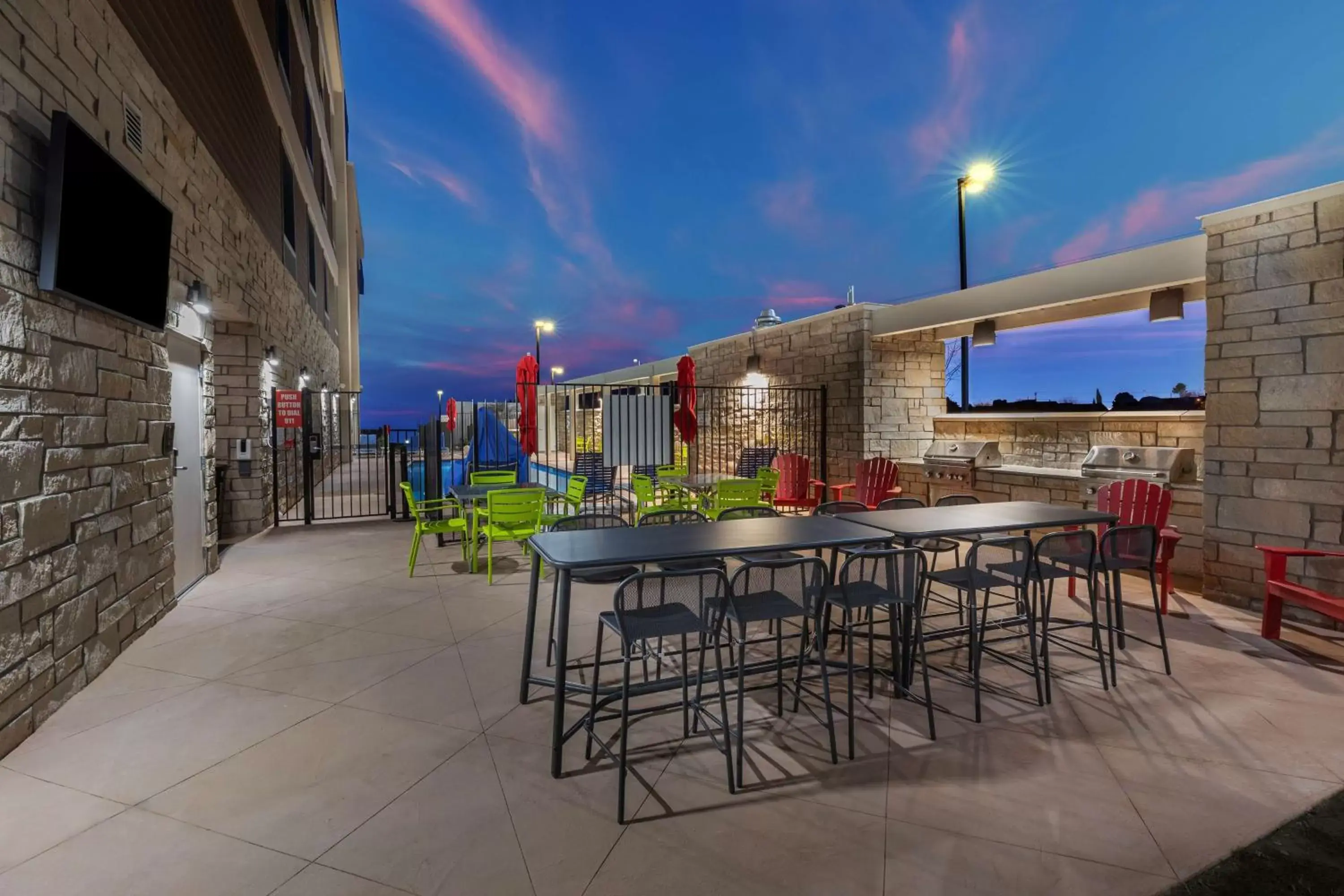 Patio in Home2 Suites By Hilton Midland East, Tx