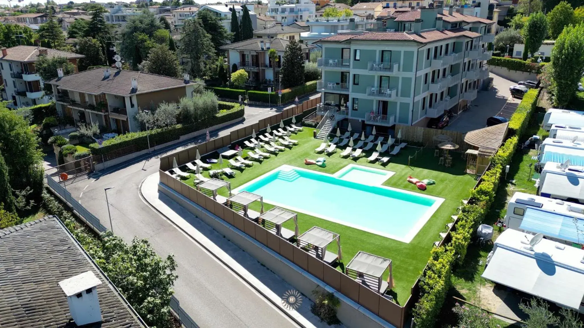 Property building, Pool View in Hotel Puccini