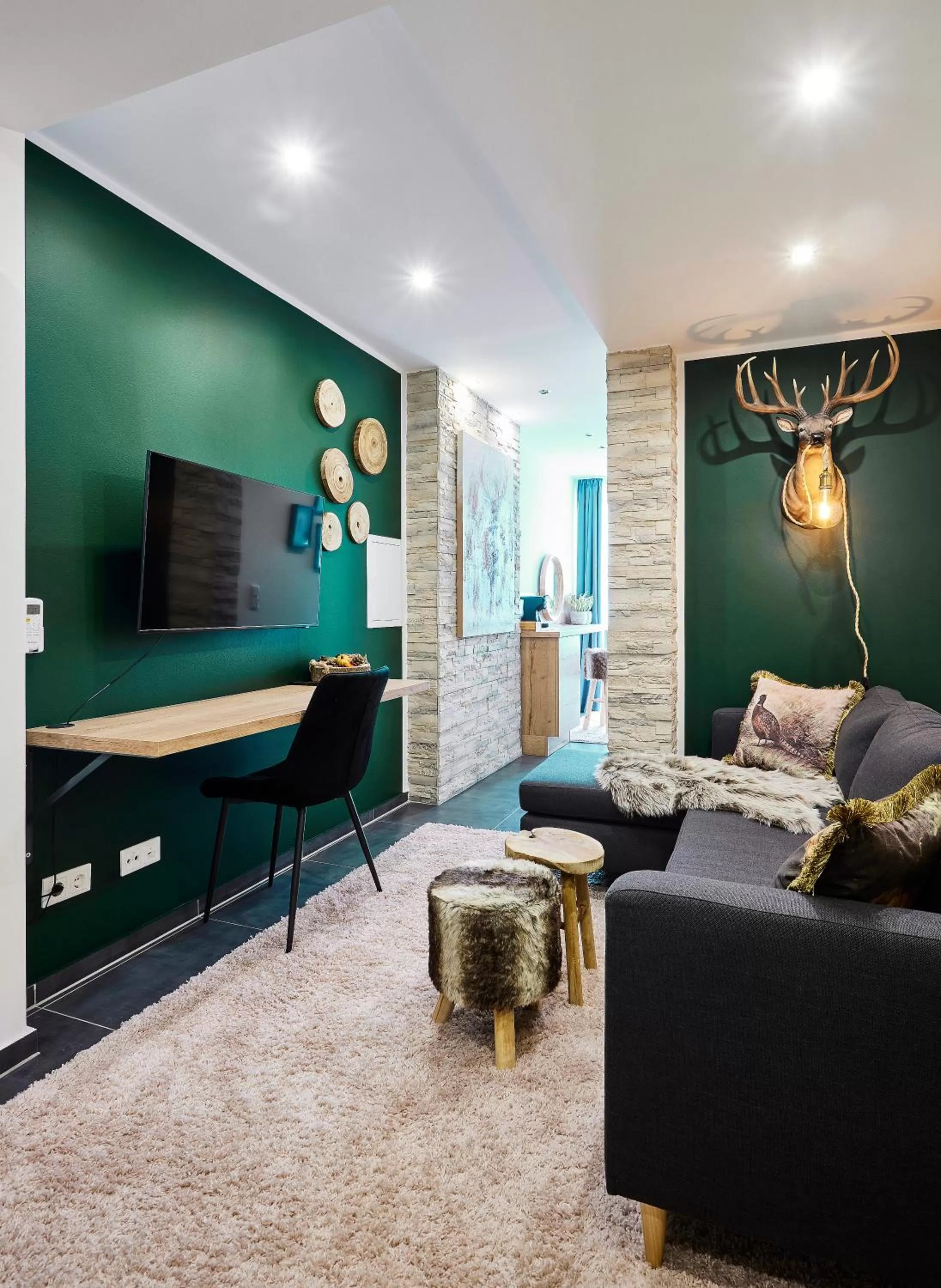 Living room in MARRAM Suitehotel