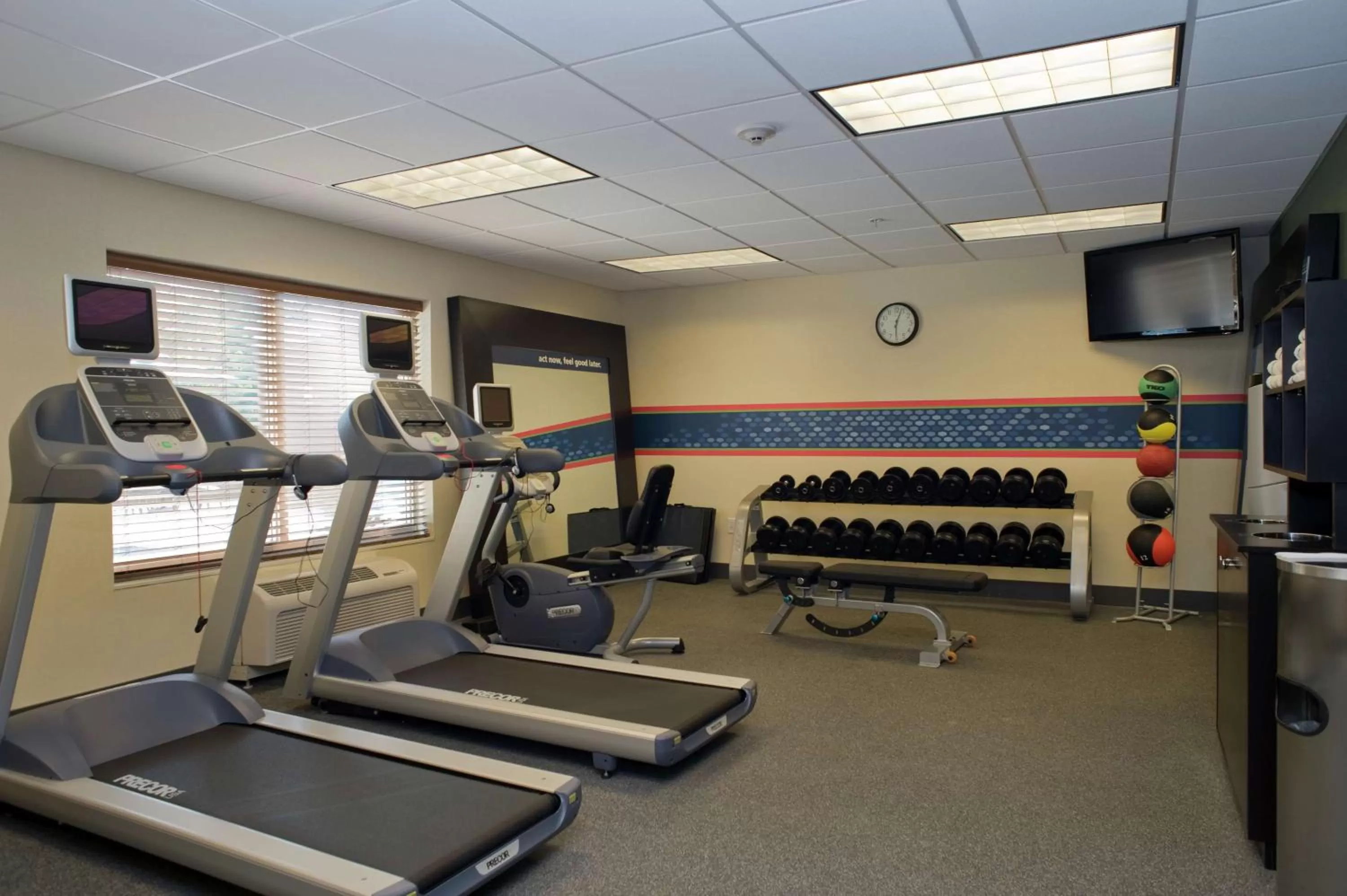 Fitness centre/facilities in Hampton Inn Anderson/Alliance Business Park