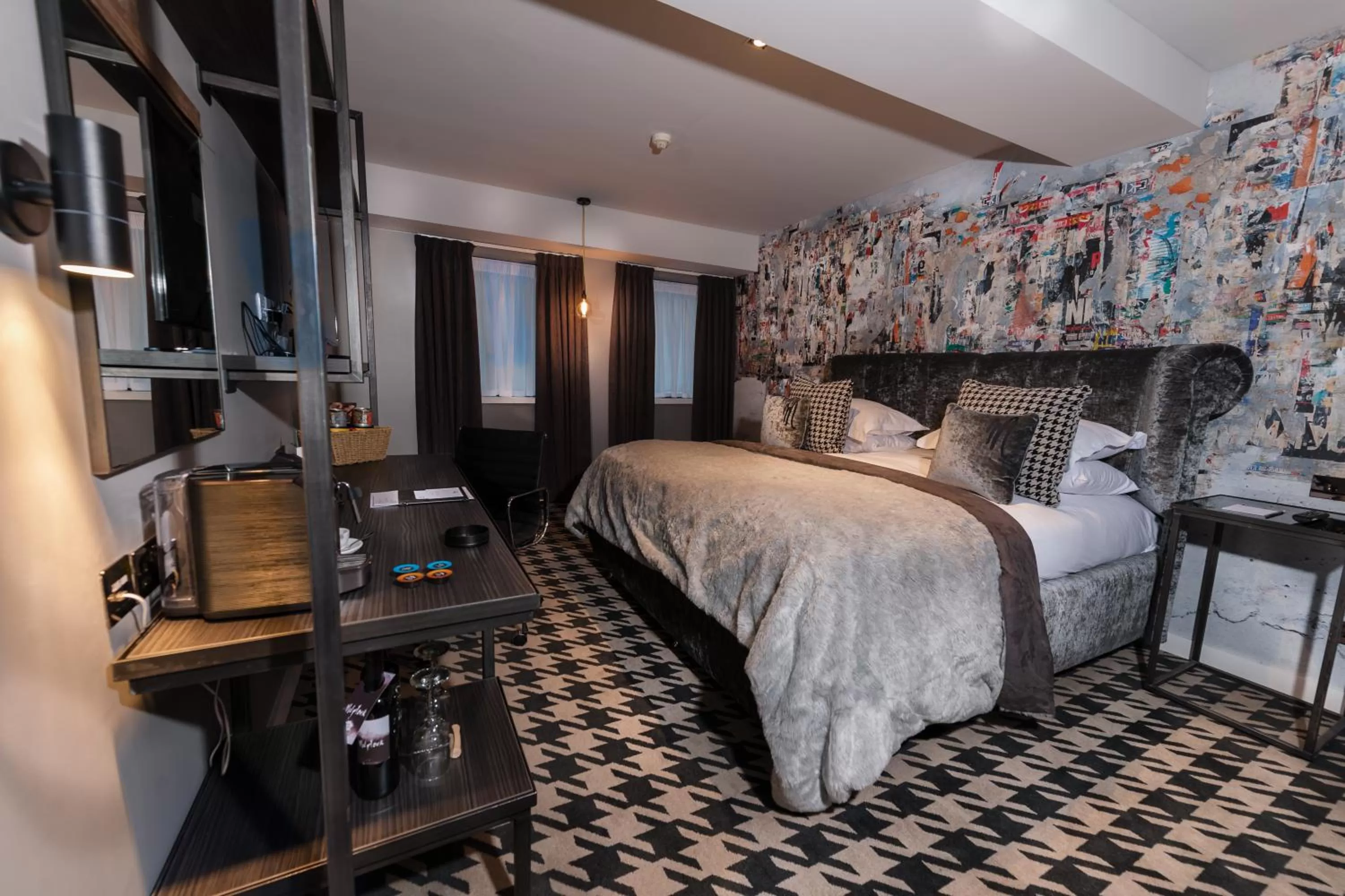 Bedroom, Bed in Malmaison Birmingham