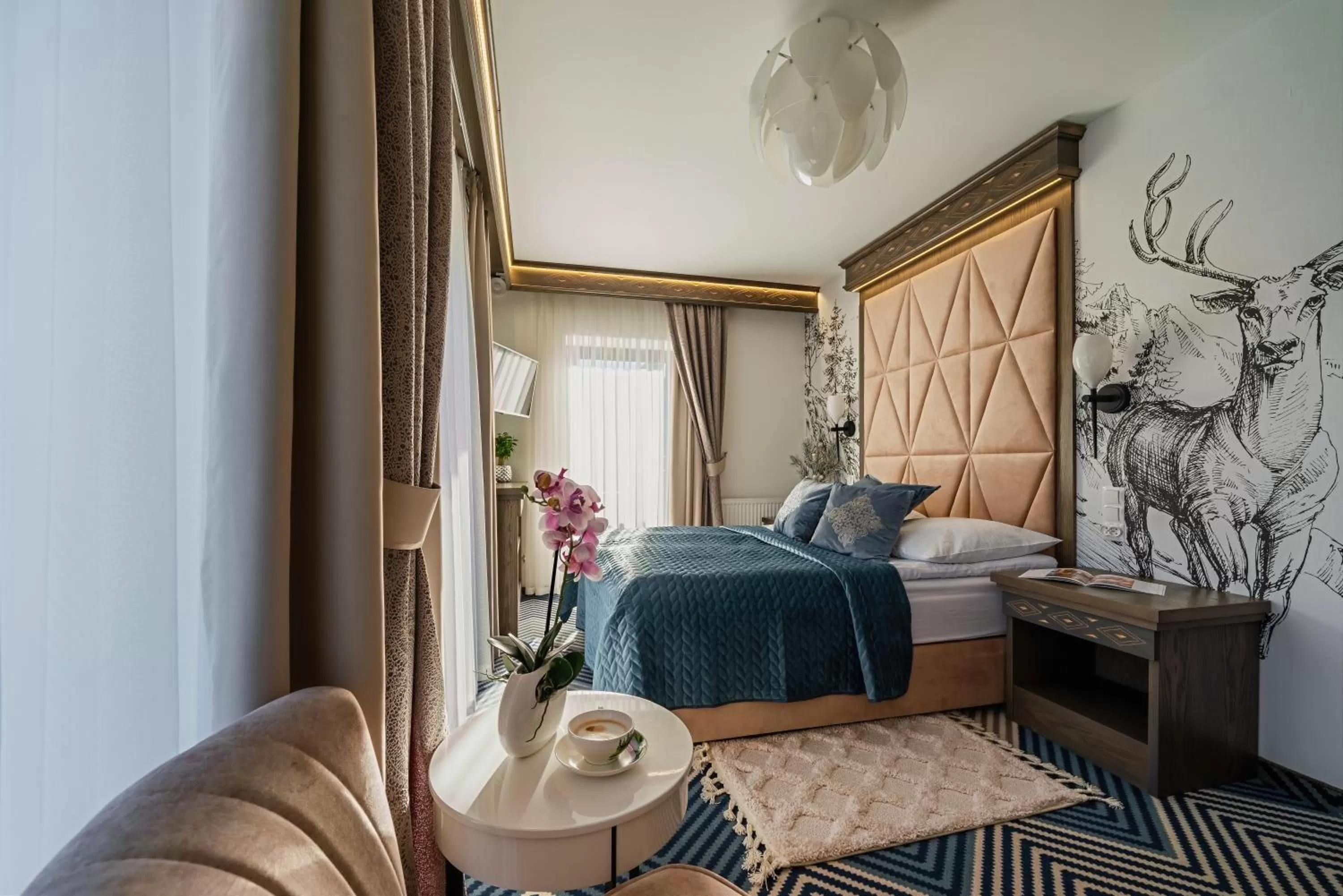 Bed in Serce Tatr Residence Zakopane - blisko Krupówek