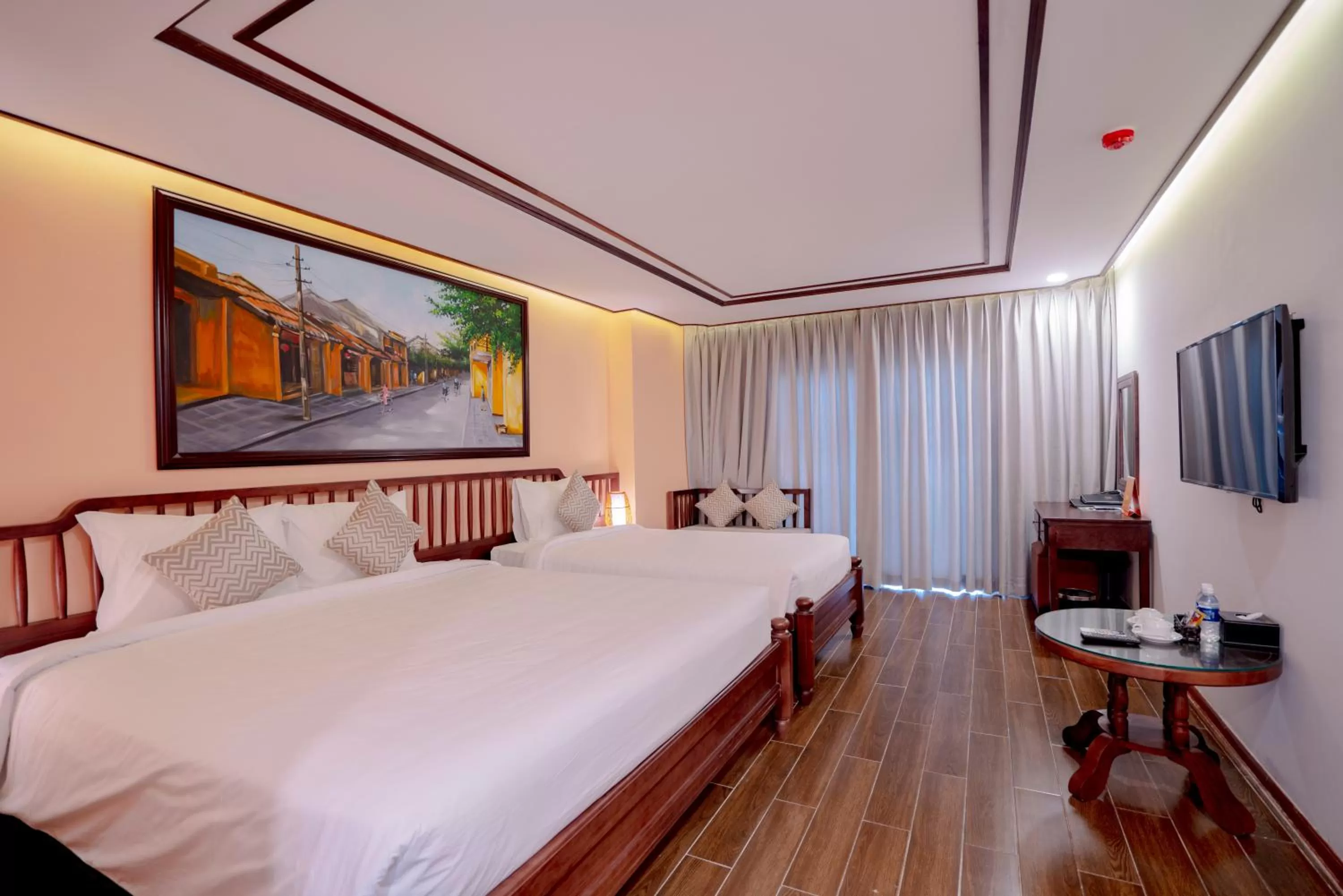 Bed in Fivitel Hoi An Hotel