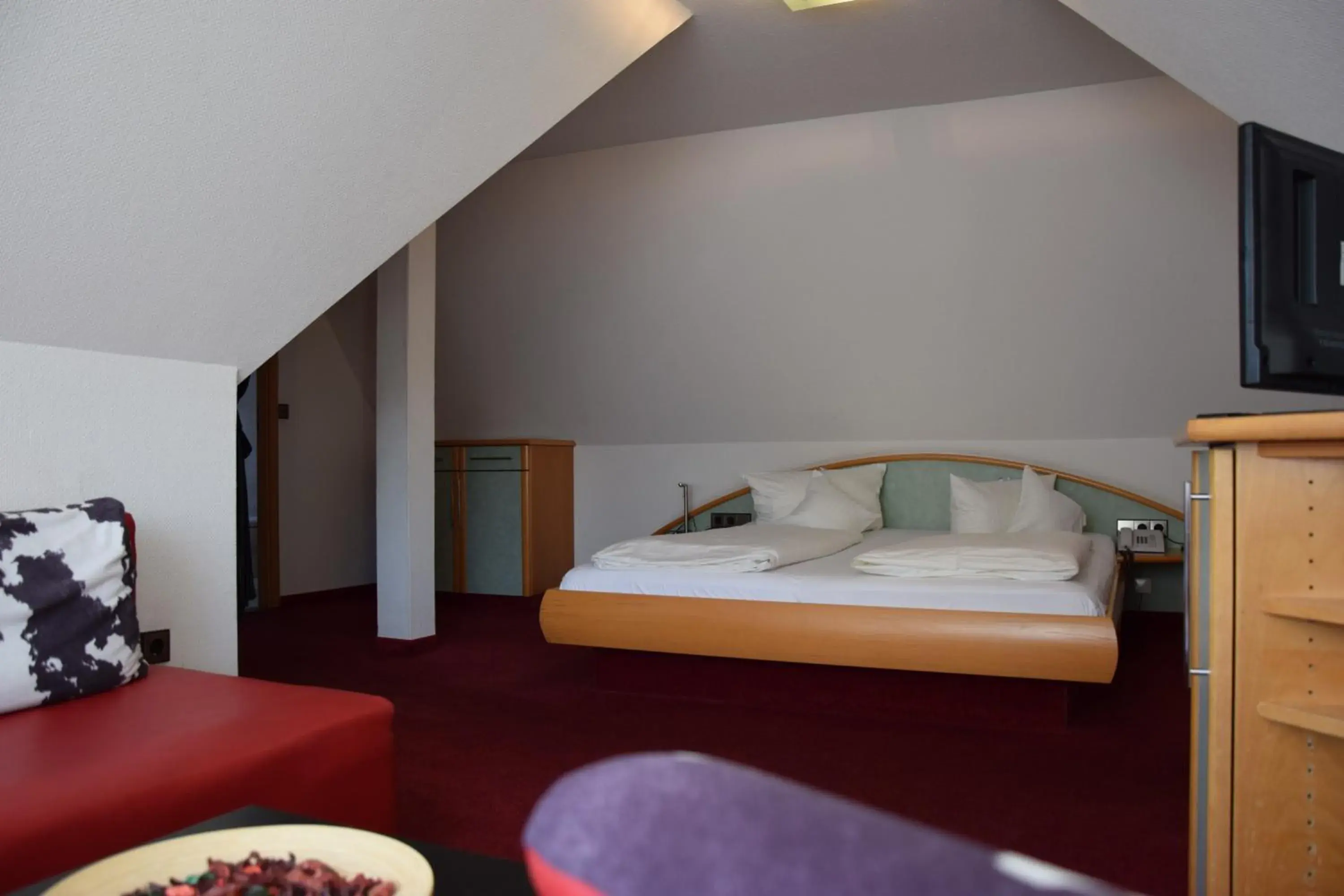 Photo of the whole room, Bed in Akzent Hotel Roter Löwe