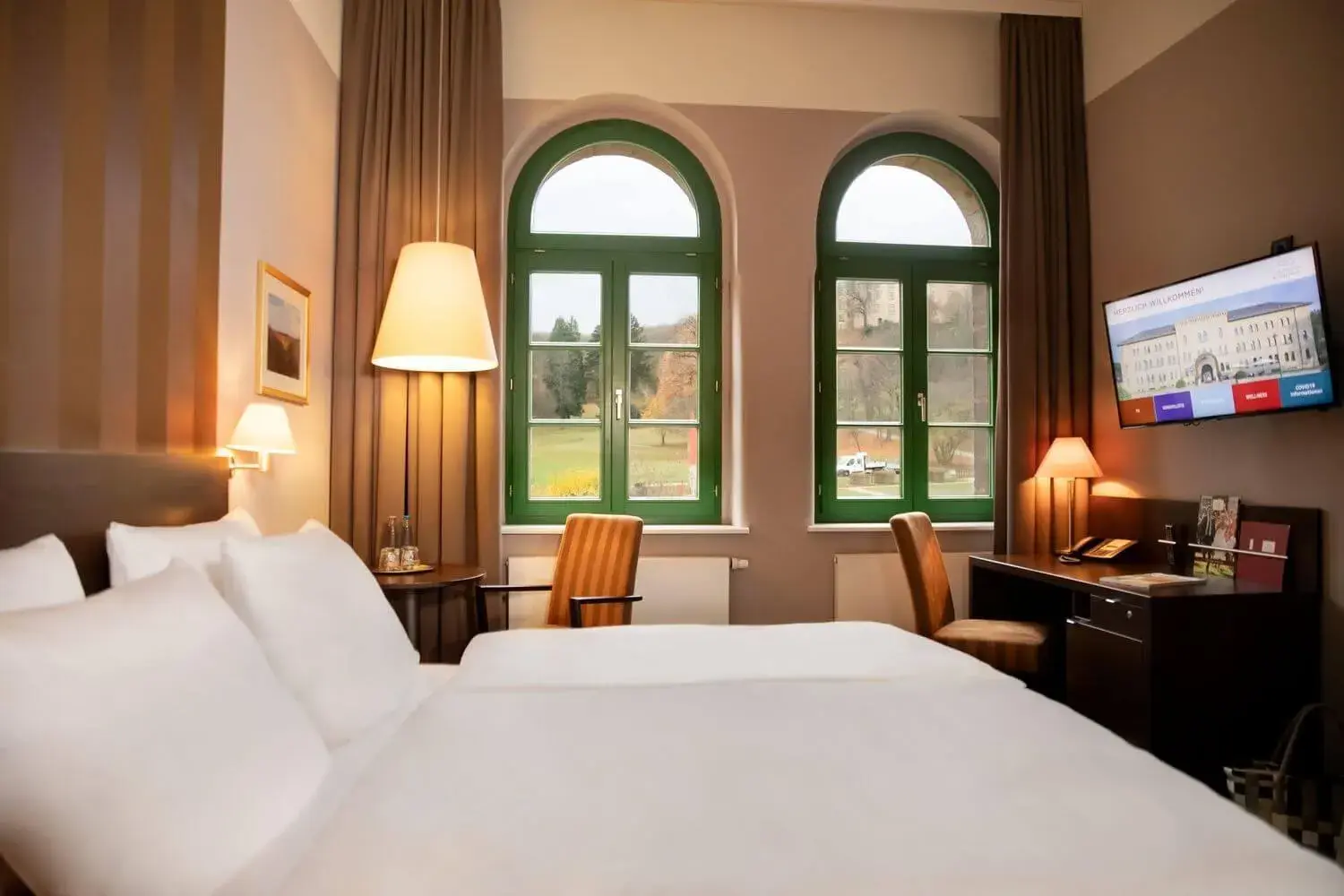 Photo of the whole room, Bed in GreenLine Schlosshotel Blankenburg