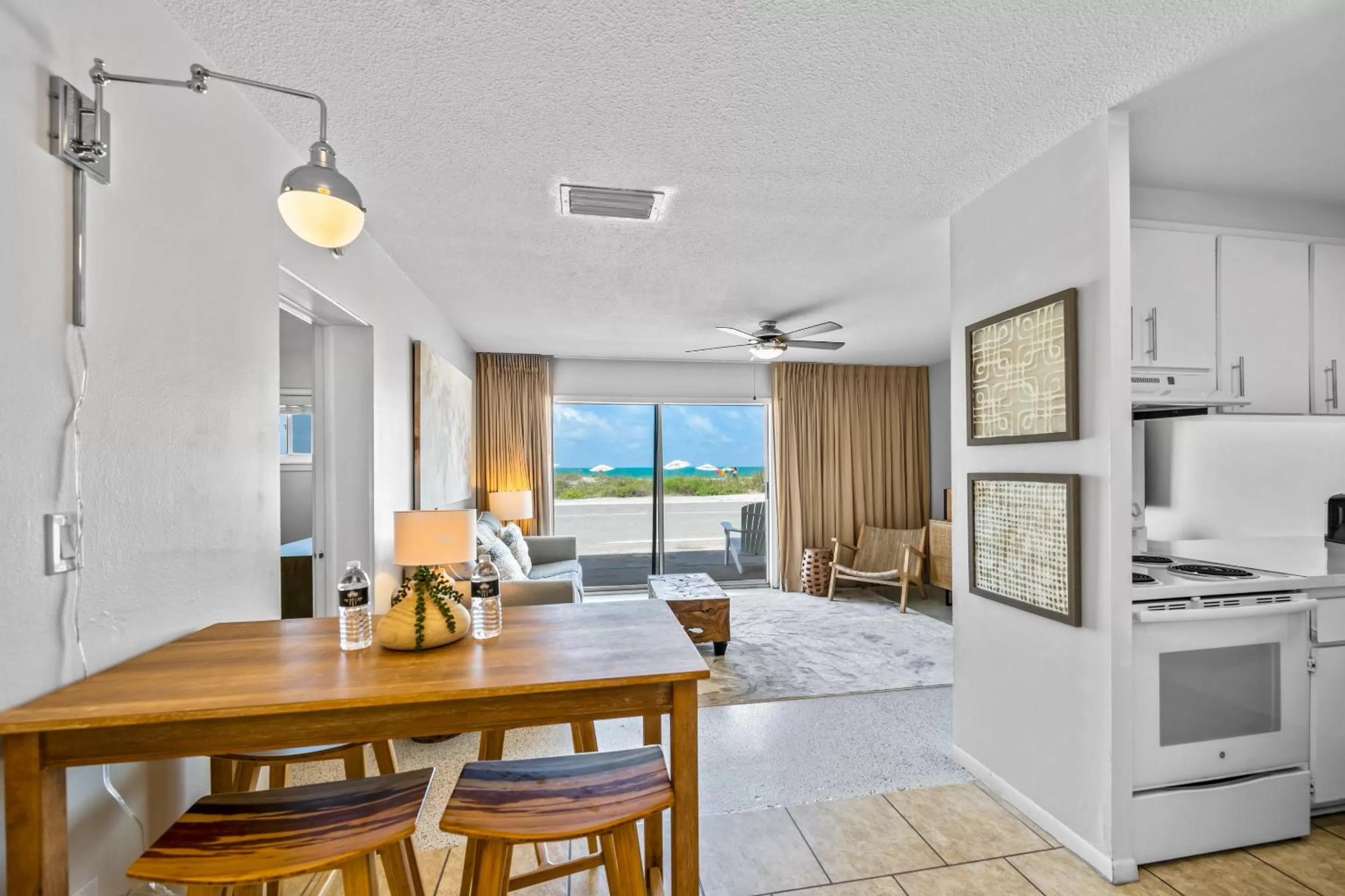 Bed in Bali Hai Beachfront Resort and Spa