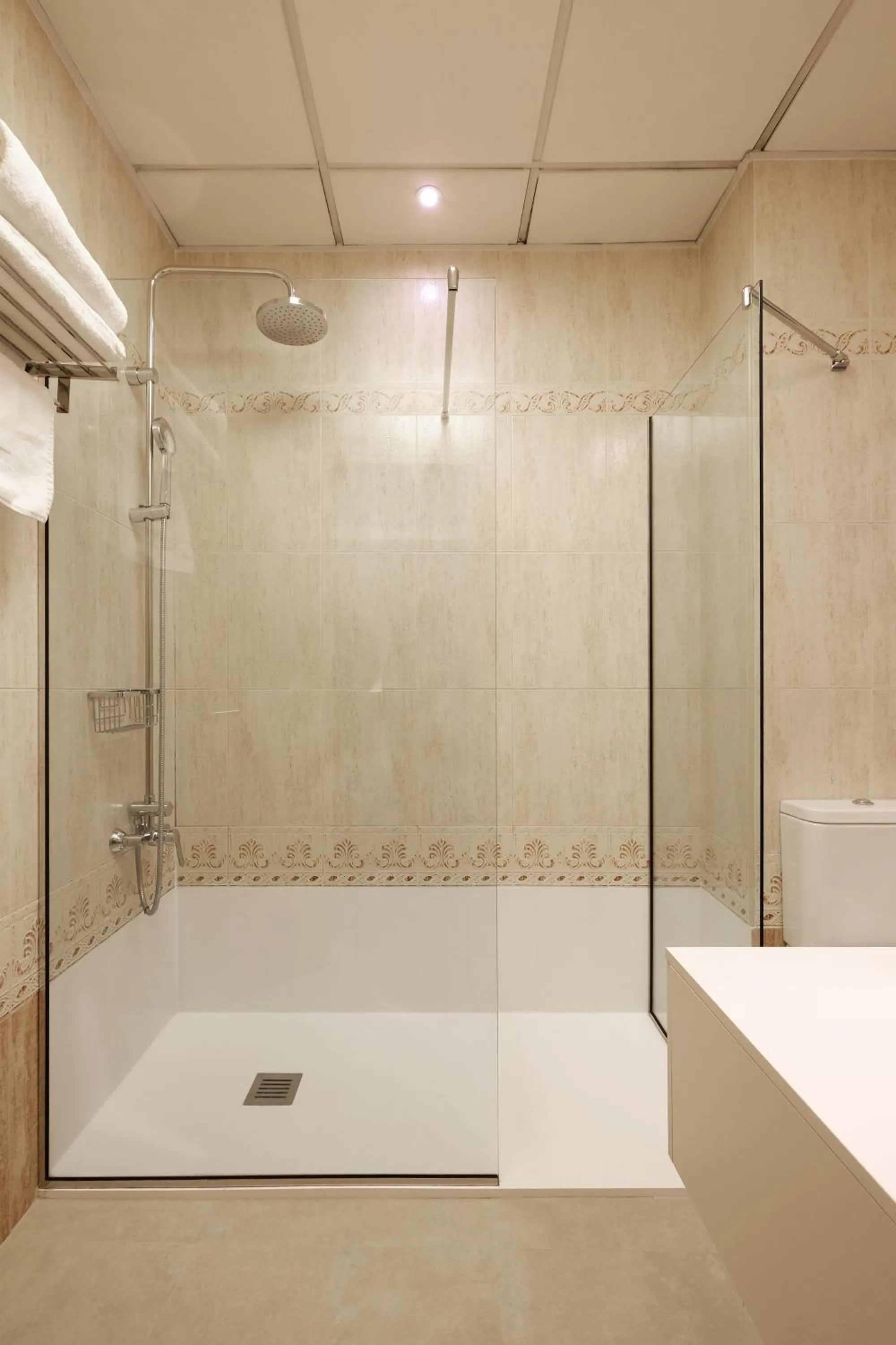 Shower in Hotel Mediterraneo Valencia