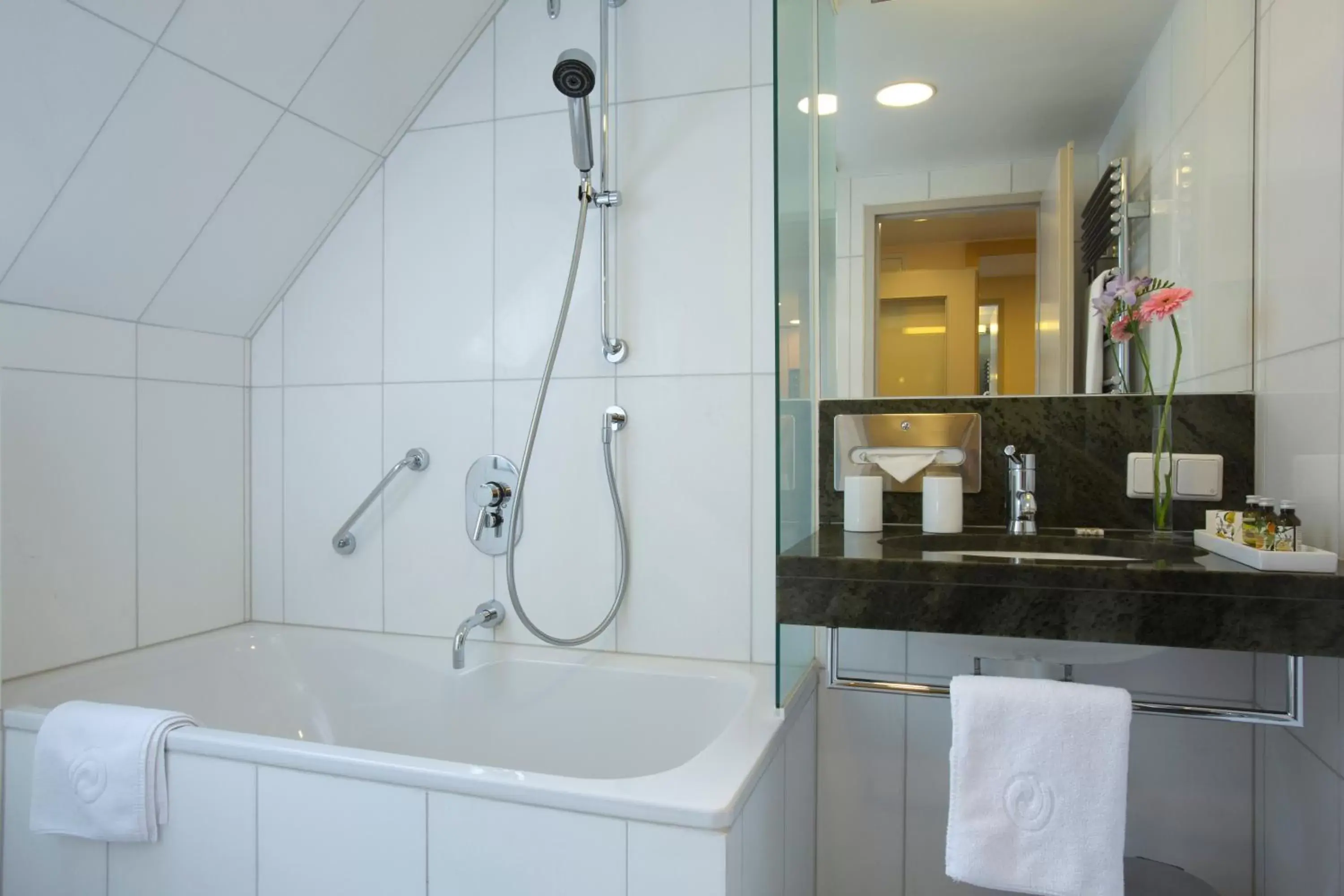 Shower, Bathroom in Appartement-Hotel an der Riemergasse