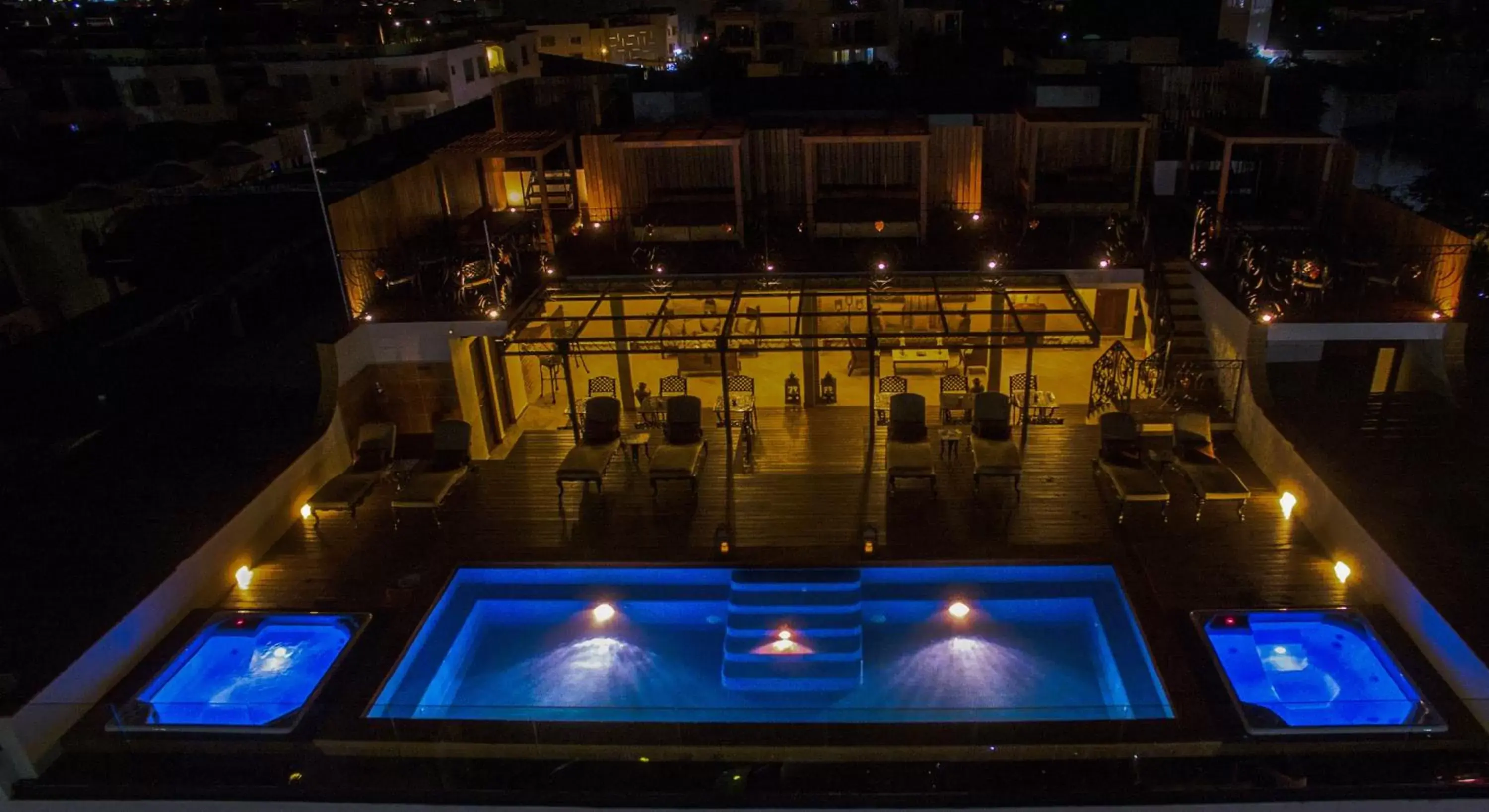 Night, Pool View in La Leyenda Boutique Hotel by Bunik