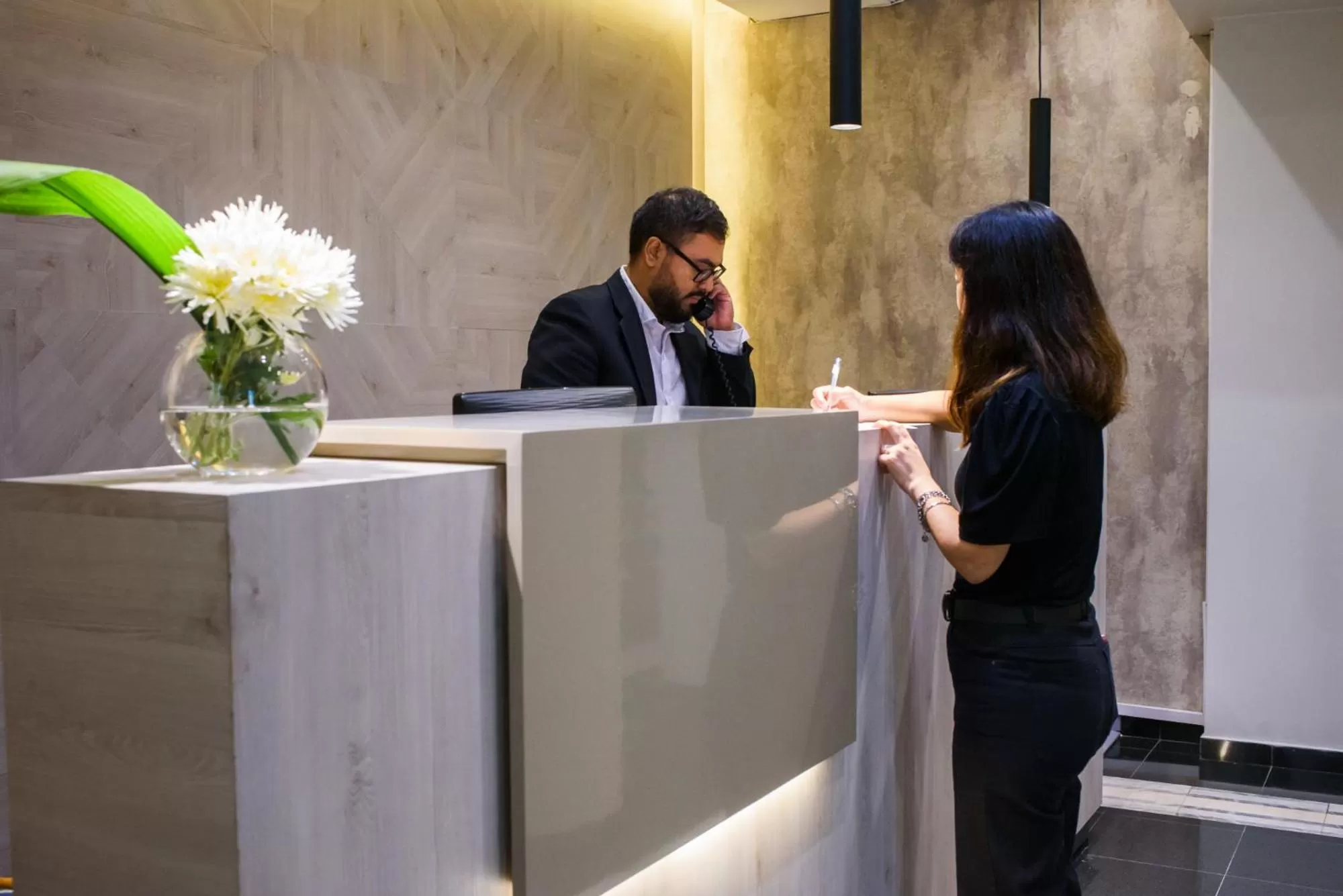 Lobby or reception in 1253 Recoleta Small Hotel